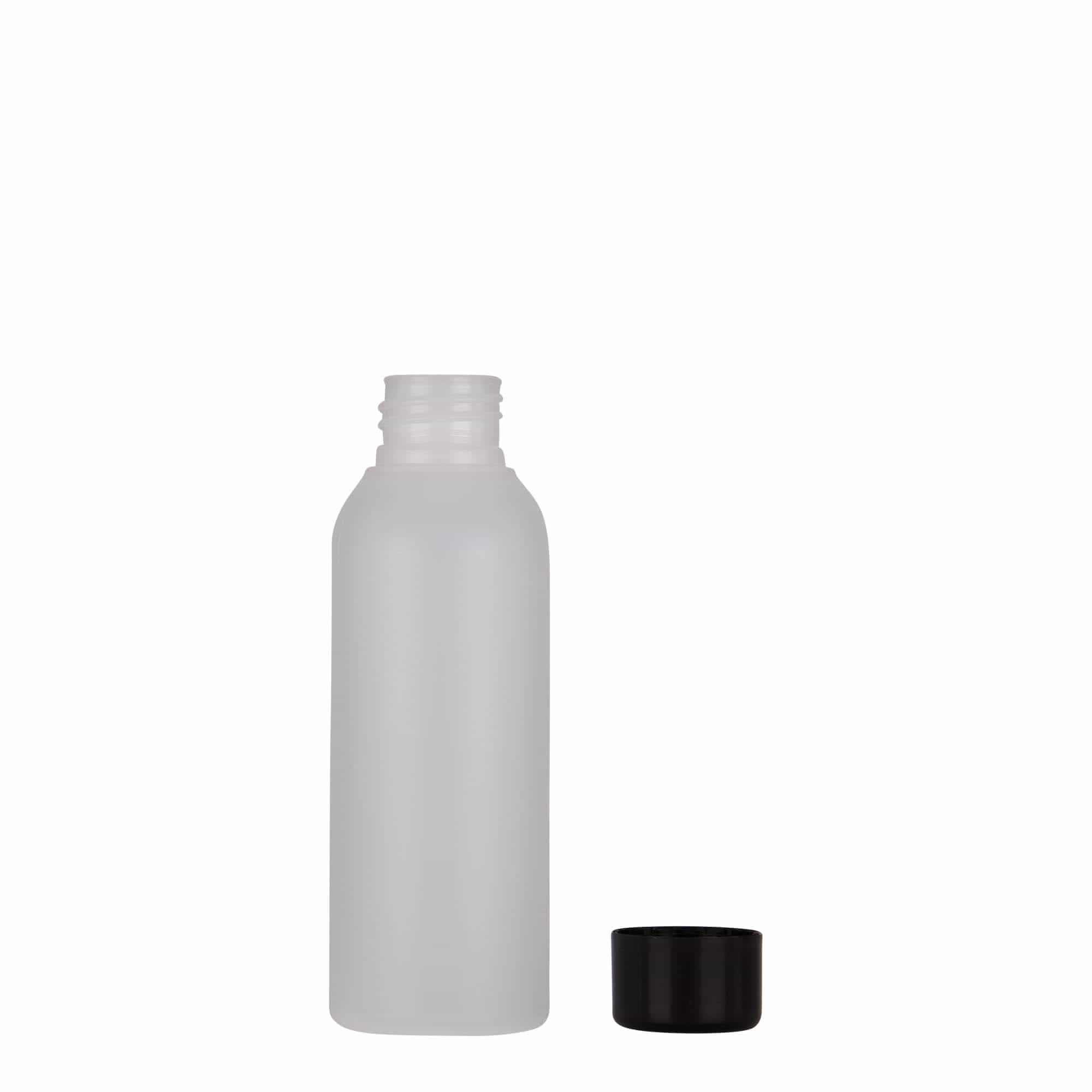 100 ml πλαστικό μπουκάλι 'Tuffy', HDPE, φυσικό, στόμιο: 24/410