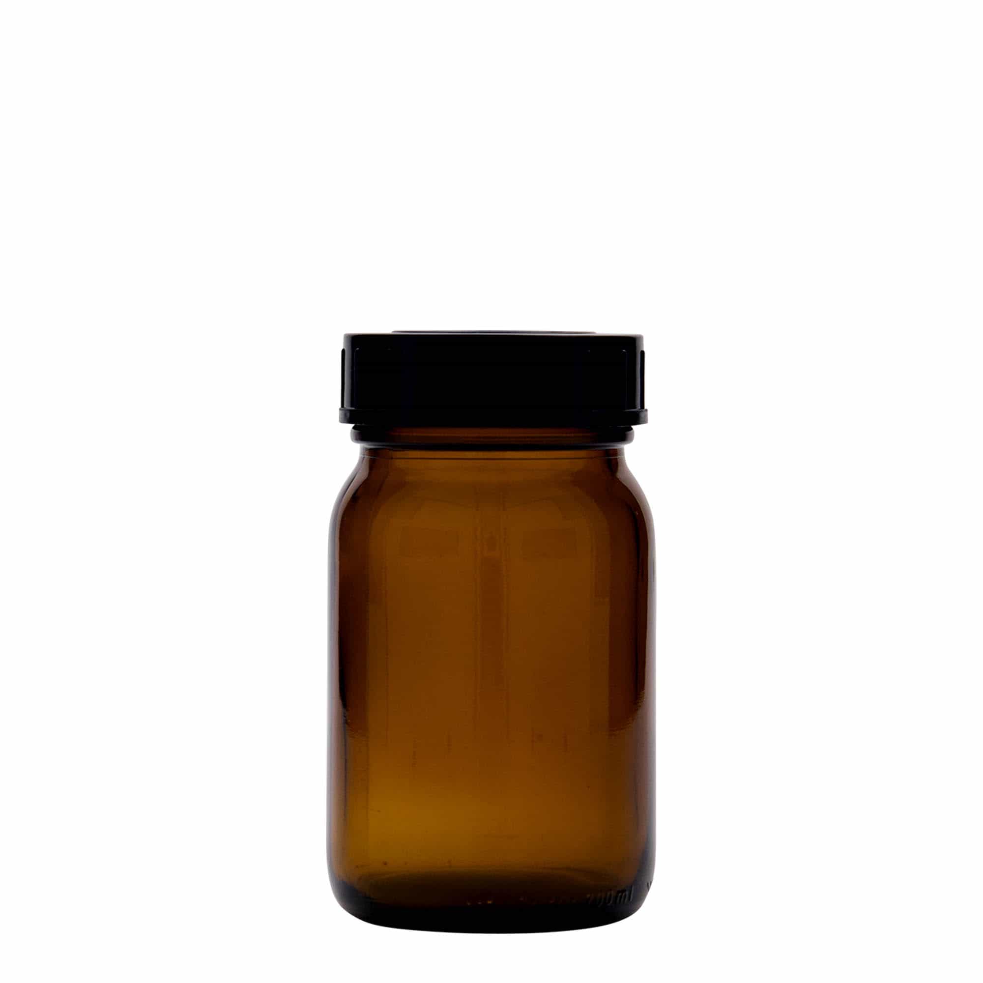 Βάζο με φαρδύ λαιμό 200 ml, καφέ, στόμιο: DIN 55
