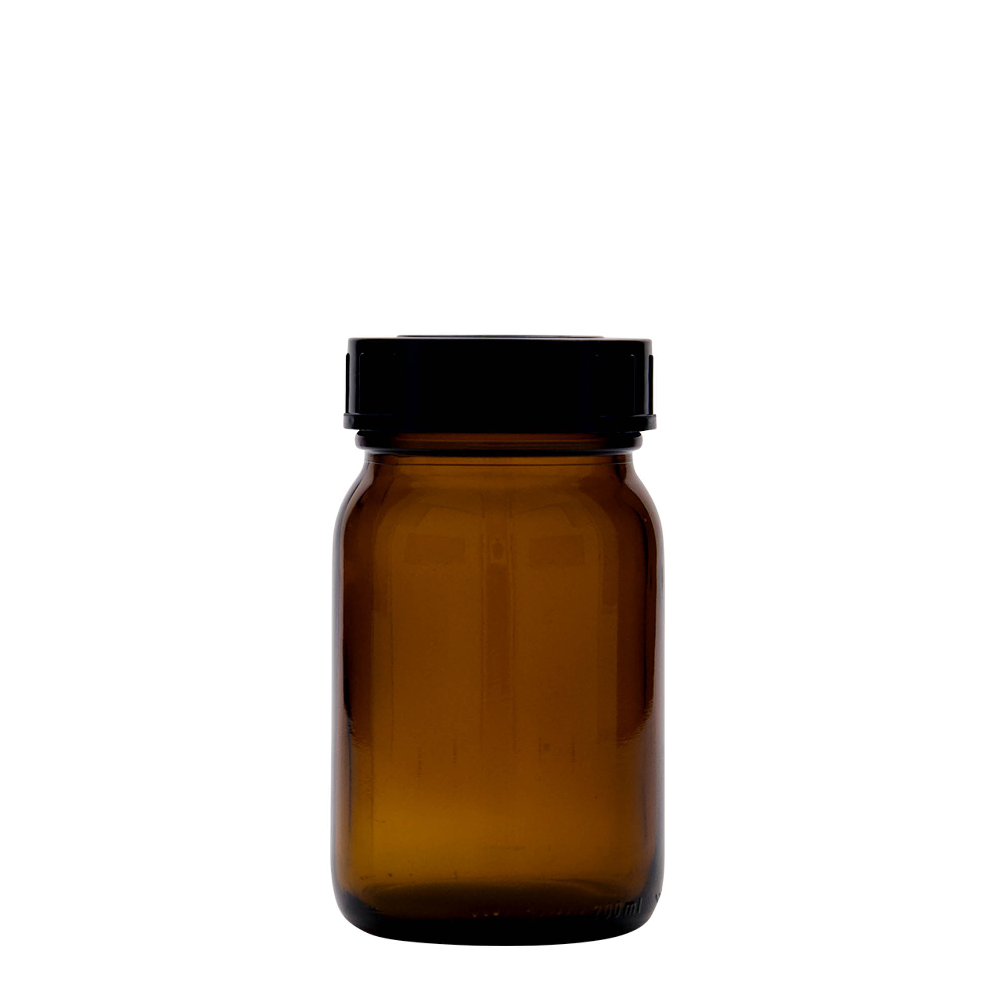 Βάζο με φαρδύ λαιμό 200 ml, καφέ, στόμιο: DIN 55 Βάζο με φαρδύ λαιμό 200 ml, καφέ, στόμιο: DIN 55