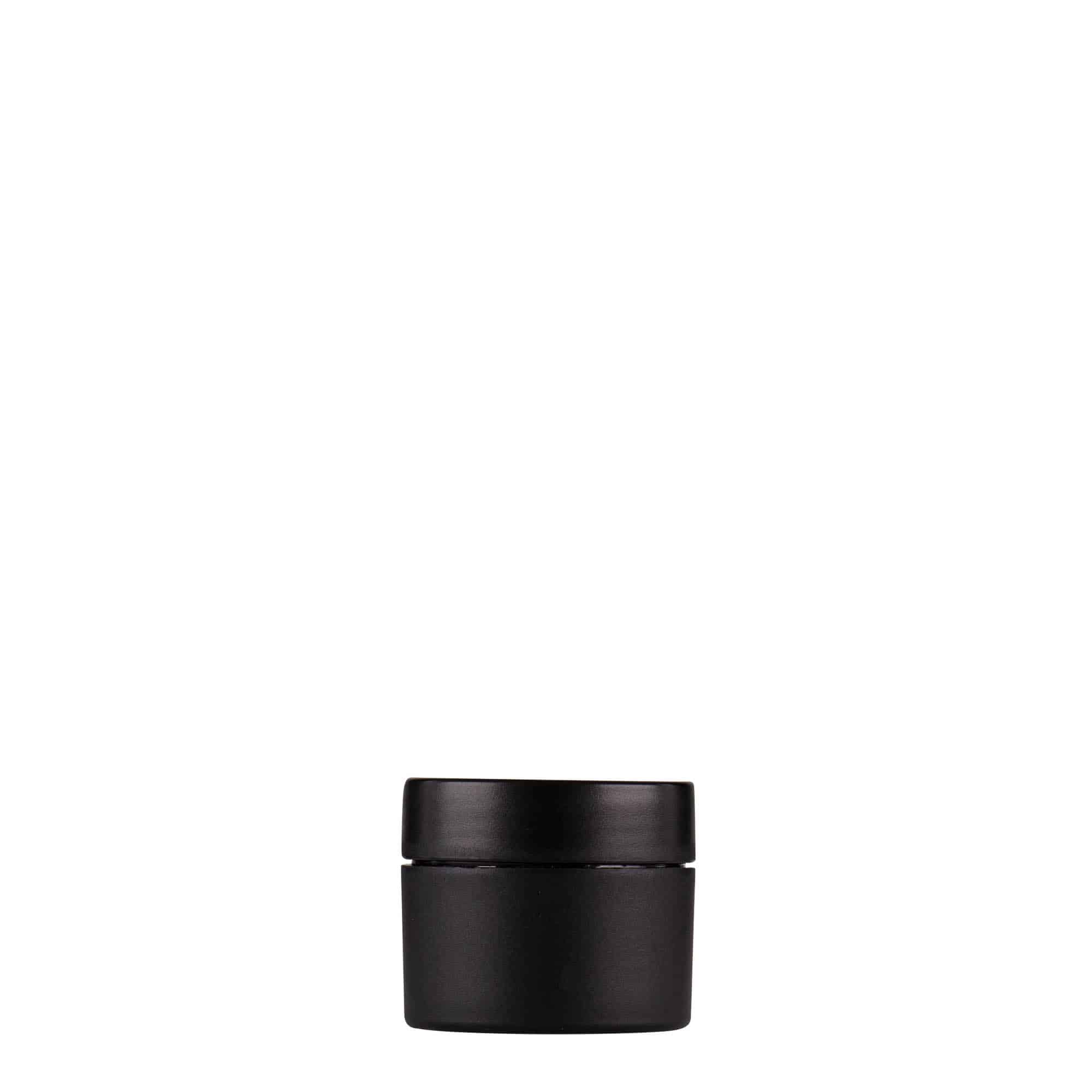 Πλαστικό βάζο 'Antonella' 5 ml, PP, μαύρο, στόμιο: βιδωτό πώμα