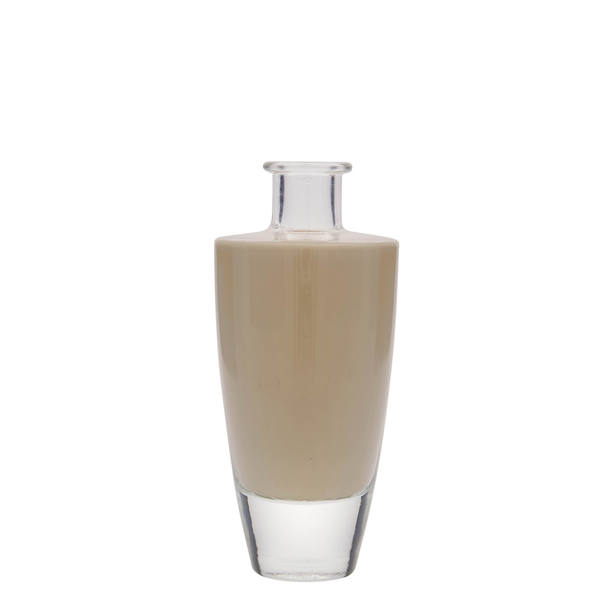 Γυάλινο μπουκάλι 'Vanessa' 200 ml, οβάλ, στόμιο: φελλός