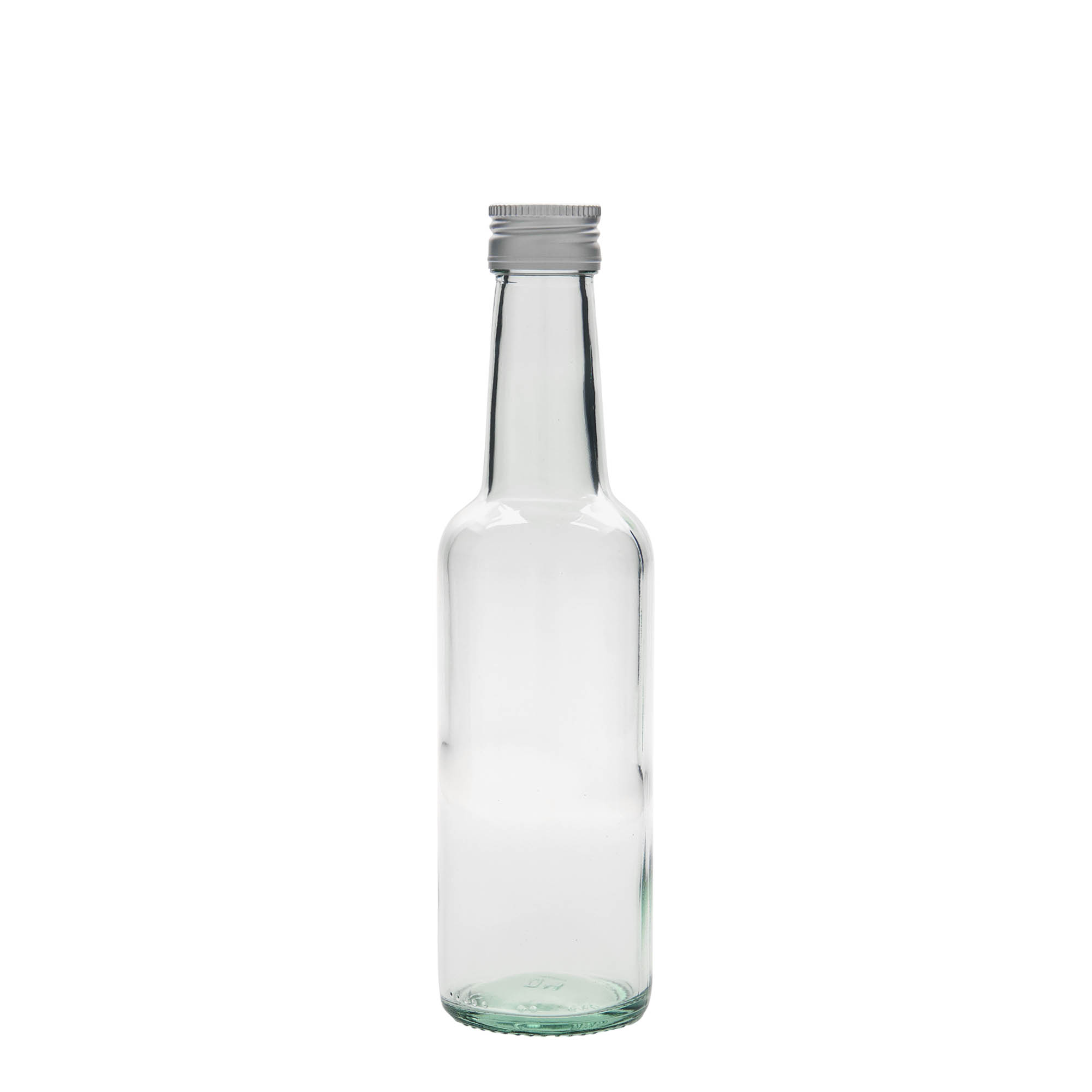 Γυάλινο μπουκάλι με ίσιο λαιμό 250 ml, στόμιο: PP 28 Γυάλινο μπουκάλι με ίσιο λαιμό 250 ml, στόμιο: PP 28