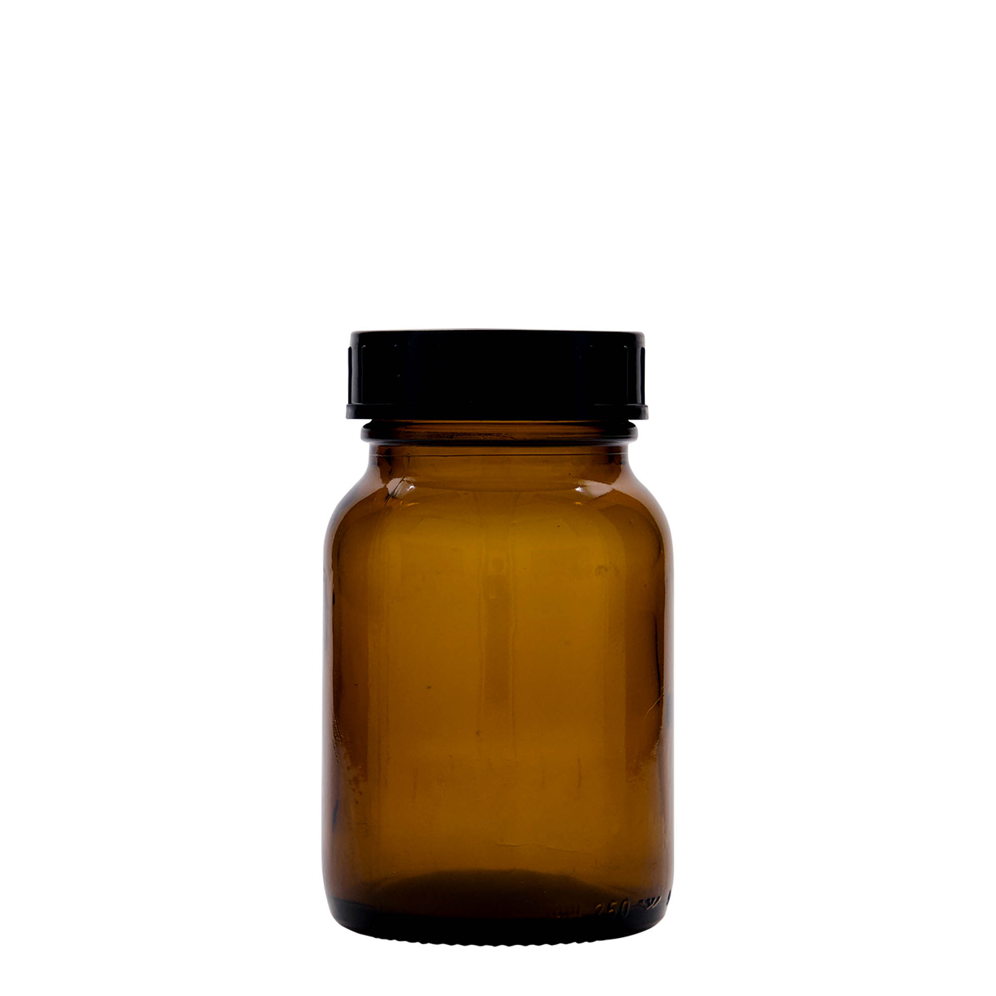 Βάζο με φαρδύ λαιμό 250 ml, καφέ, στόμιο: DIN 55 Βάζο με φαρδύ λαιμό 250 ml, καφέ, στόμιο: DIN 55