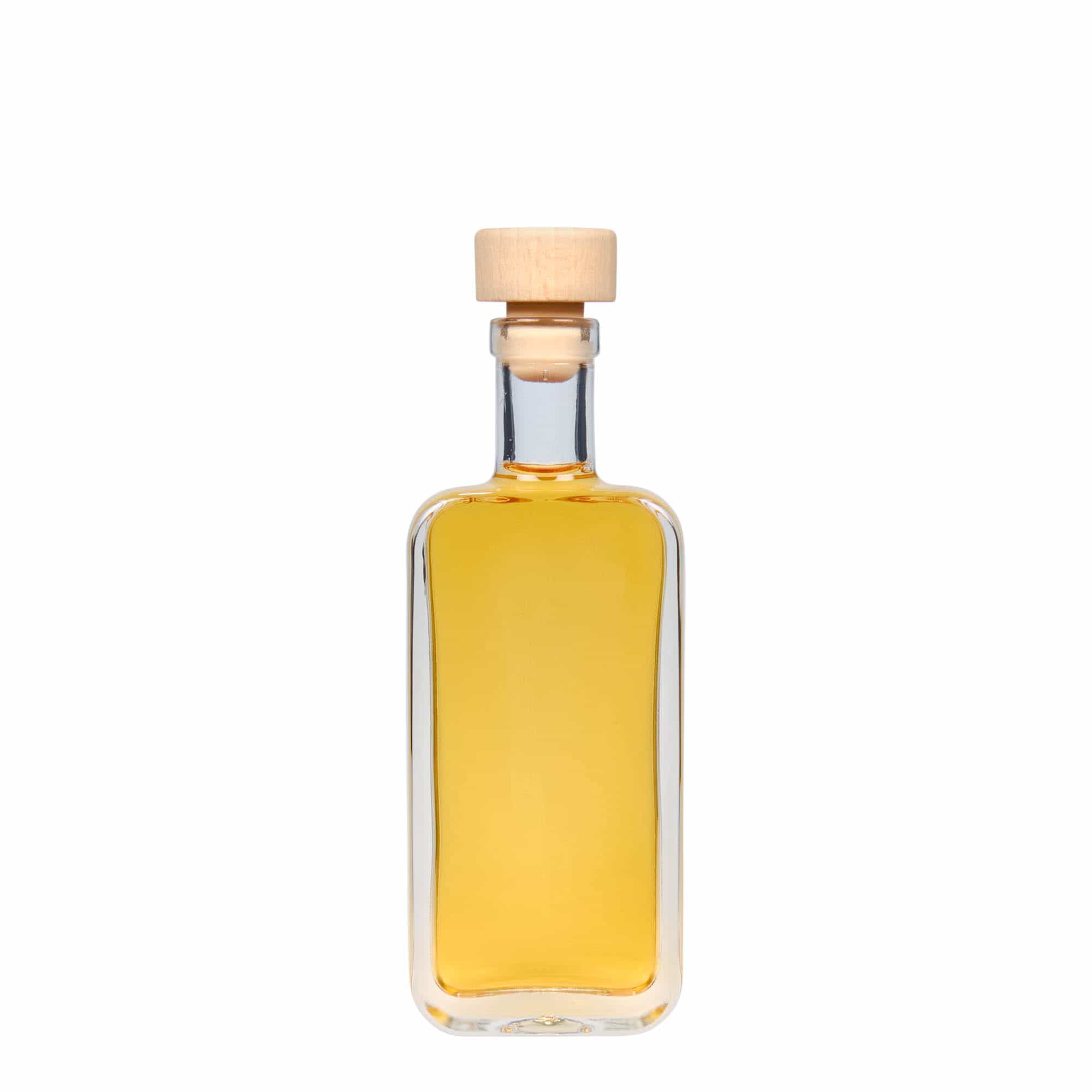 Γυάλινο μπουκάλι 'Nice' 100 ml, ορθογώνιο, στόμιο: φελλός