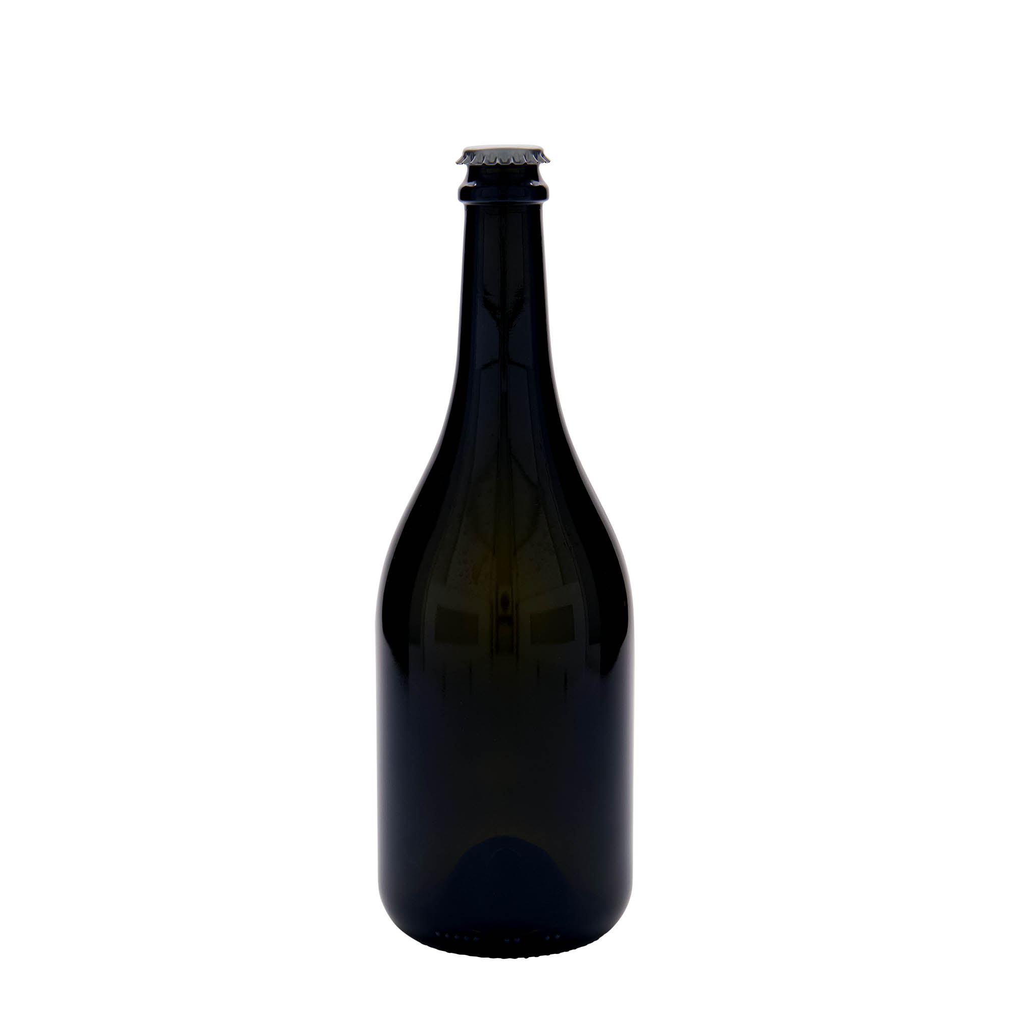Μπουκάλι μπύρας 'Horta' 750 ml, γυάλινο, πράσινο αντικέ, στόμιο: μεταλλική τάπα Μπουκάλι μπύρας 'Horta' 750 ml, γυάλινο, πράσινο αντικέ, στόμιο: μεταλλική τάπα