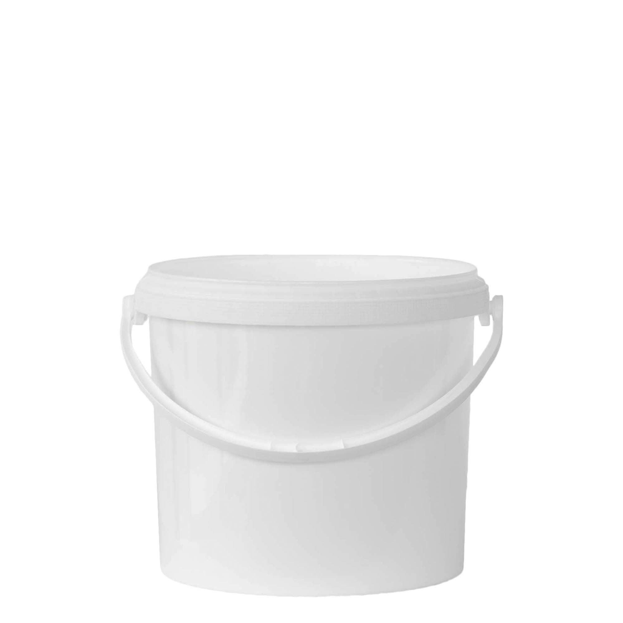 Κουβάς 5 l, πλαστικό PP, λευκό