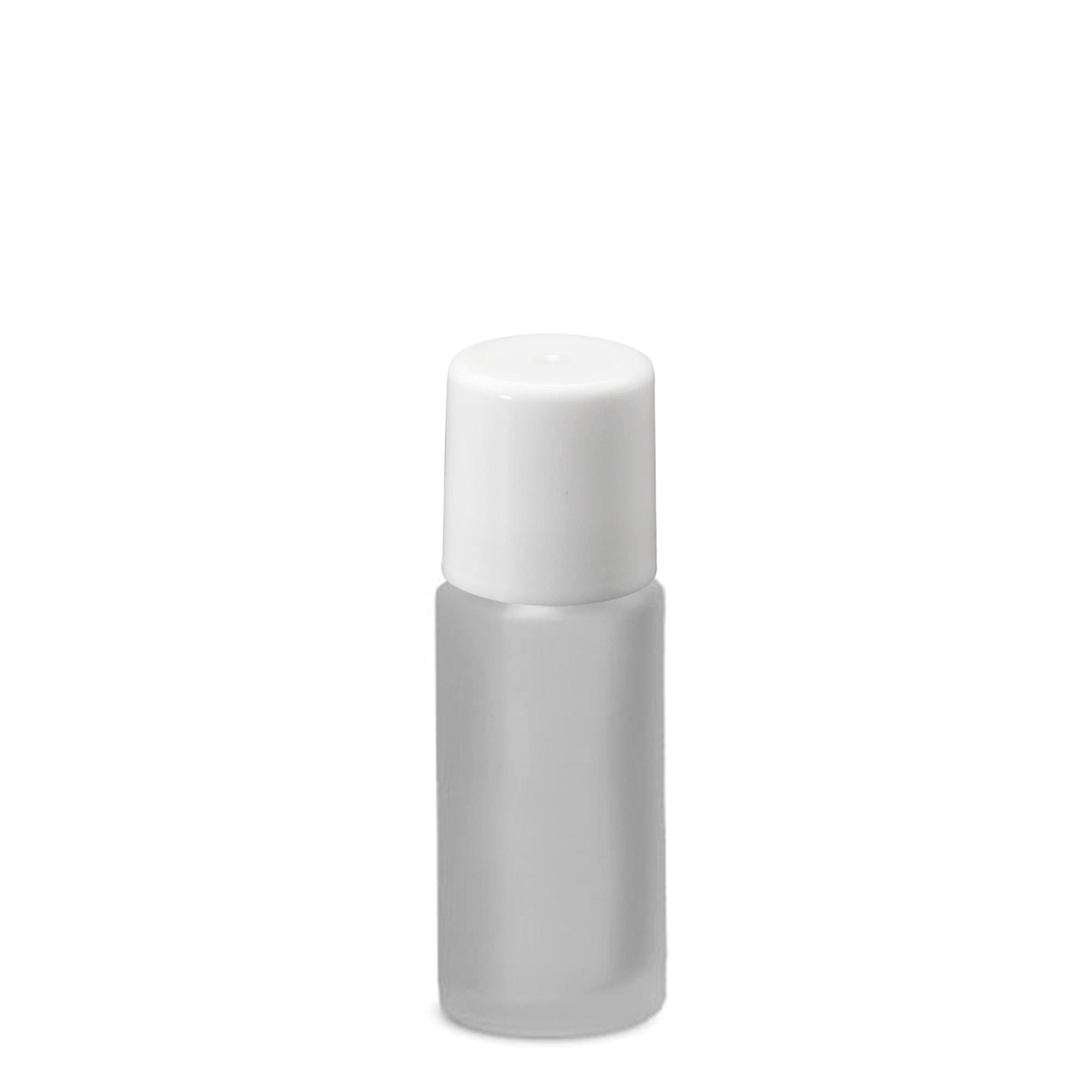 50 ml Roll-On-Flasche, Glas, geeist, Mündung: Schraubverschluss