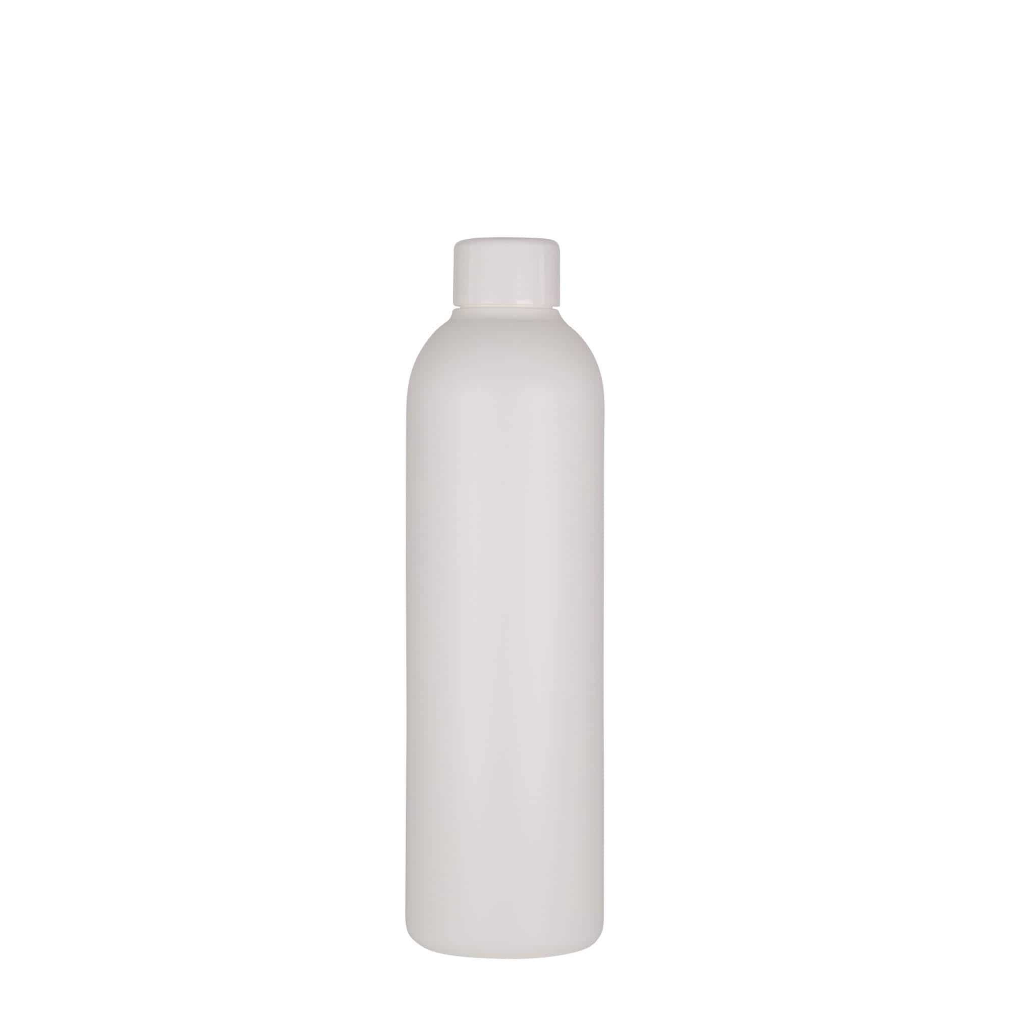 Πλαστικό μπουκάλι 'Tuffy' 250 ml, HDPE, λευκό, στόμιο: GPI 24/410