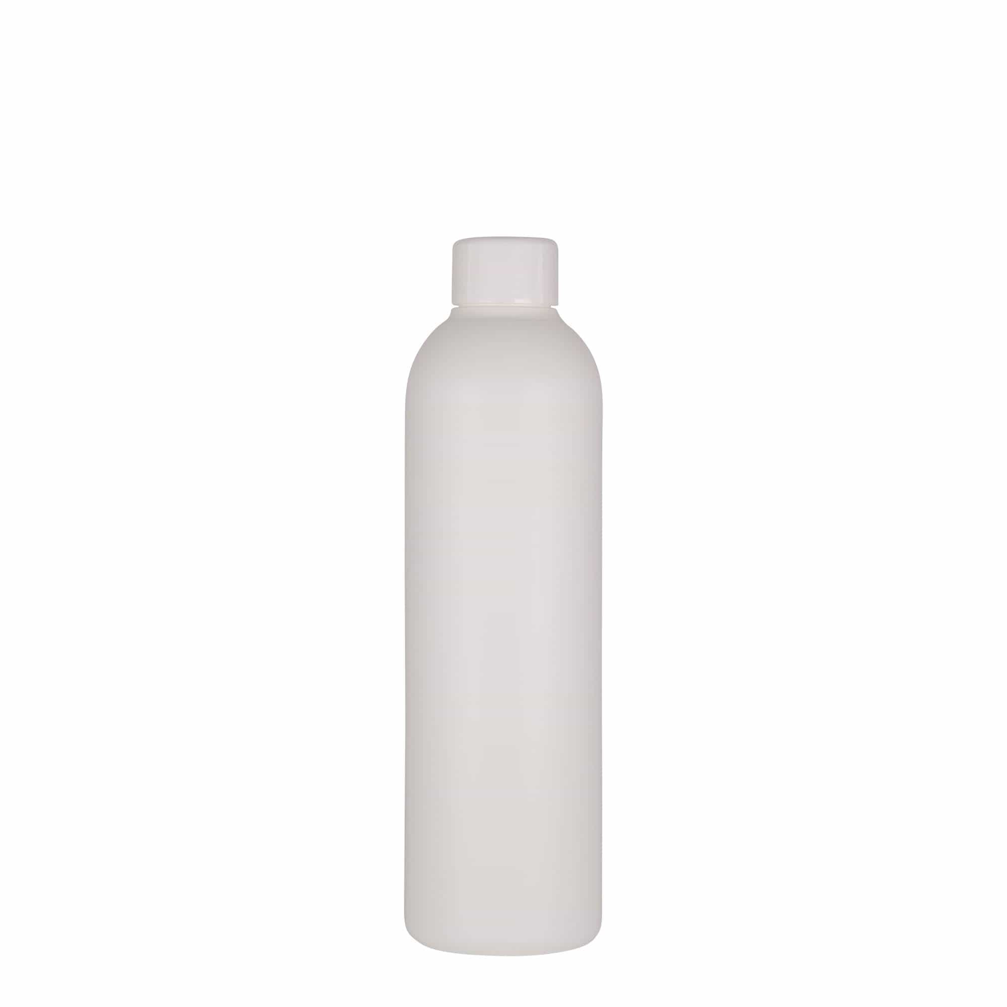 Πλαστικό μπουκάλι 'Tuffy' 250 ml, HDPE, λευκό, στόμιο: GPI 24/410