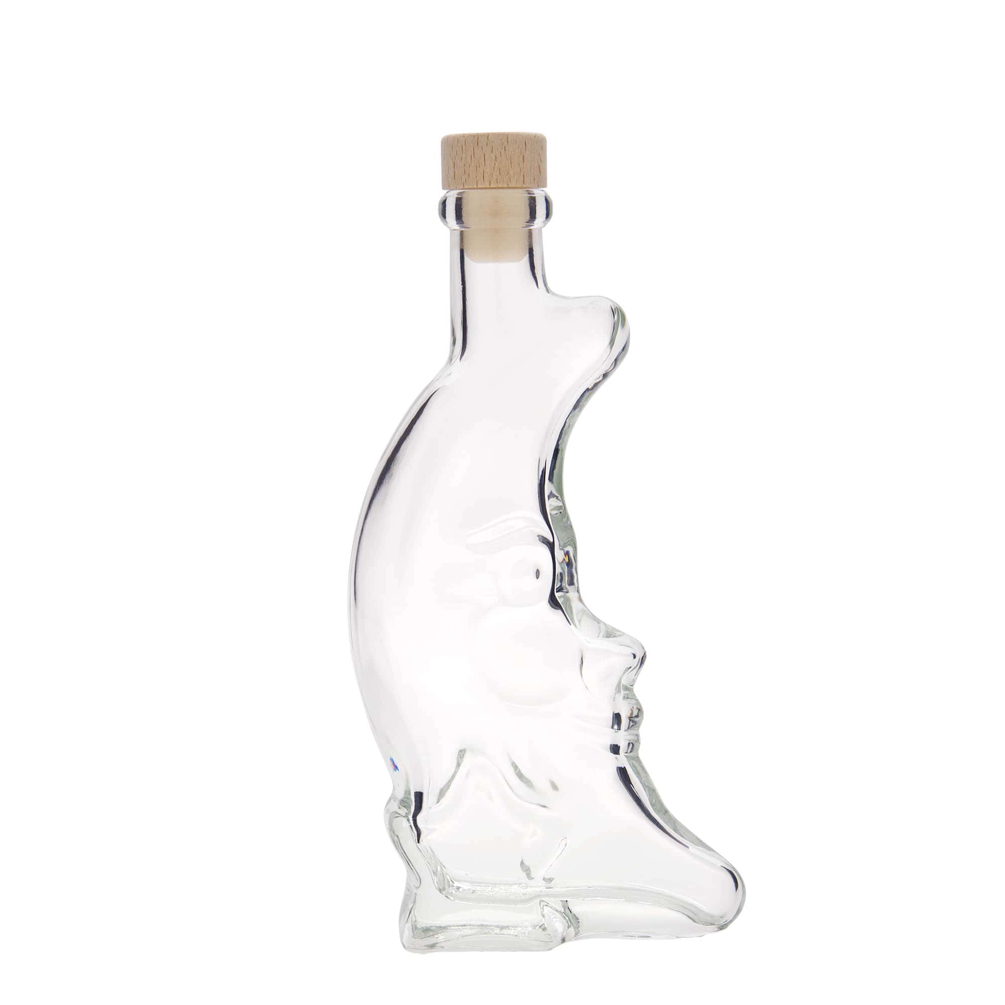 200 ml γυάλινο μπουκάλι 'Σελήνη', στόμιο: φελλός