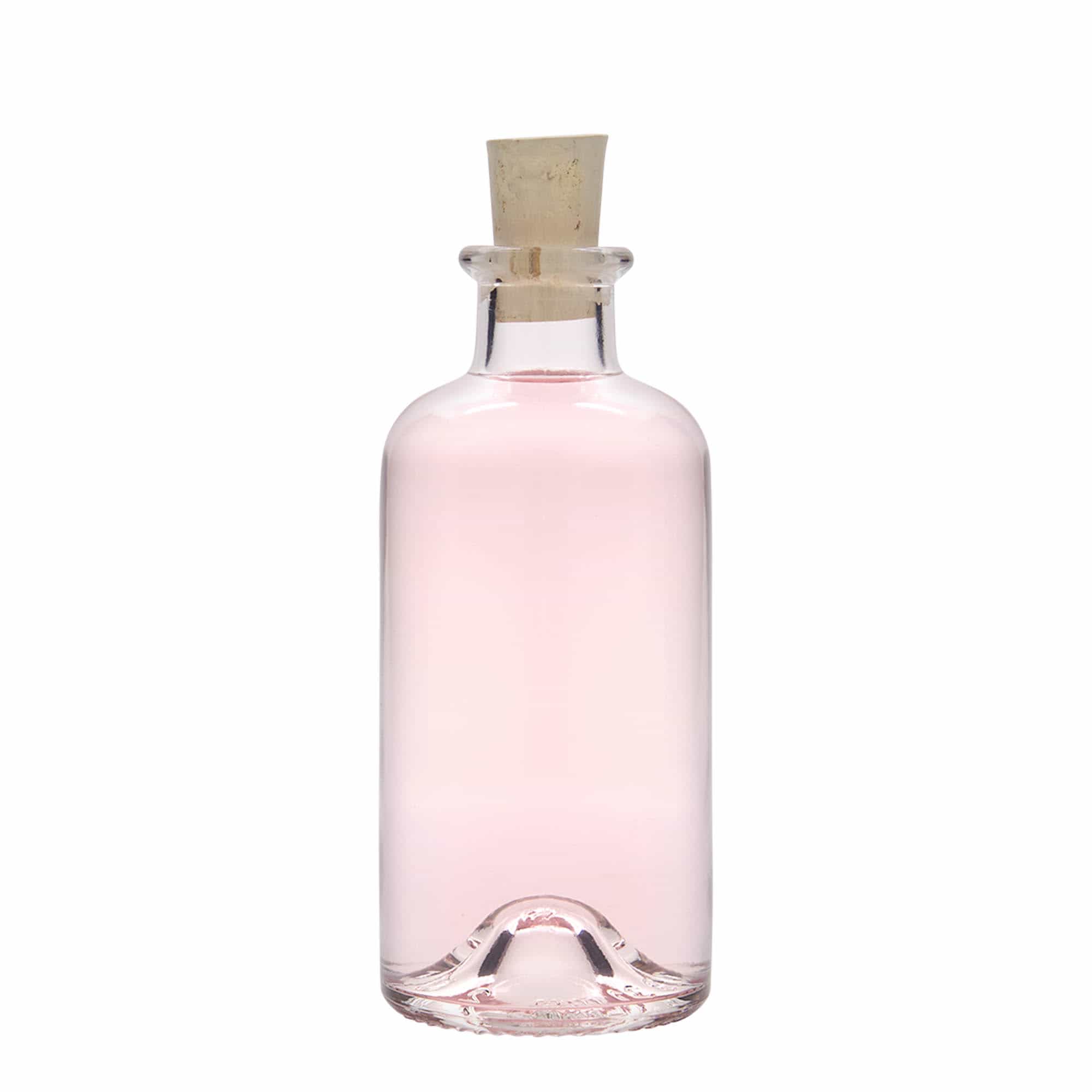 Γυάλινο μπουκάλι φαρμακείου 200 ml, στόμιο: φελλός