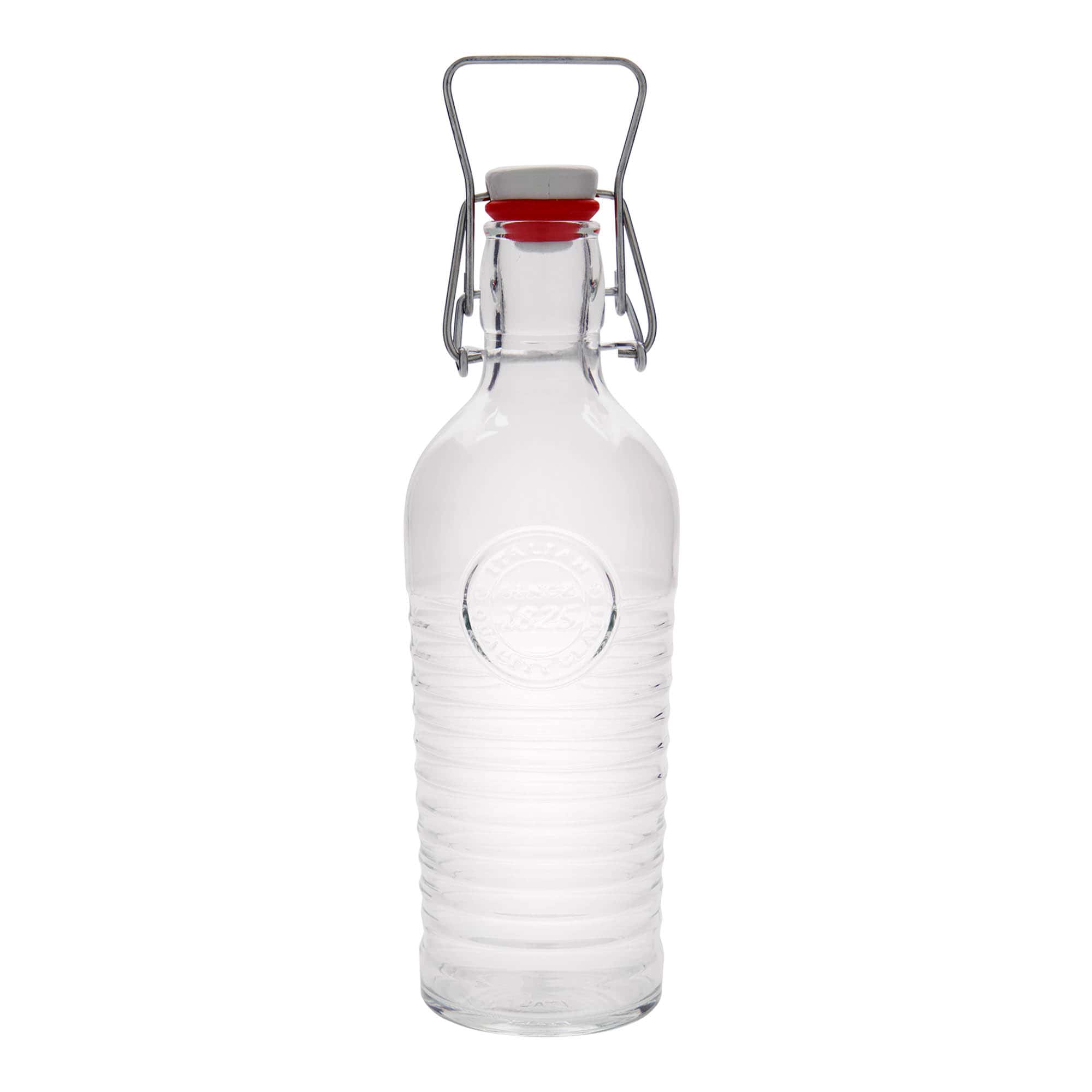 750 ml γυάλινο μπουκάλι 'Officina 1825', στόμιο: κλείσιμο με μανταλάκι