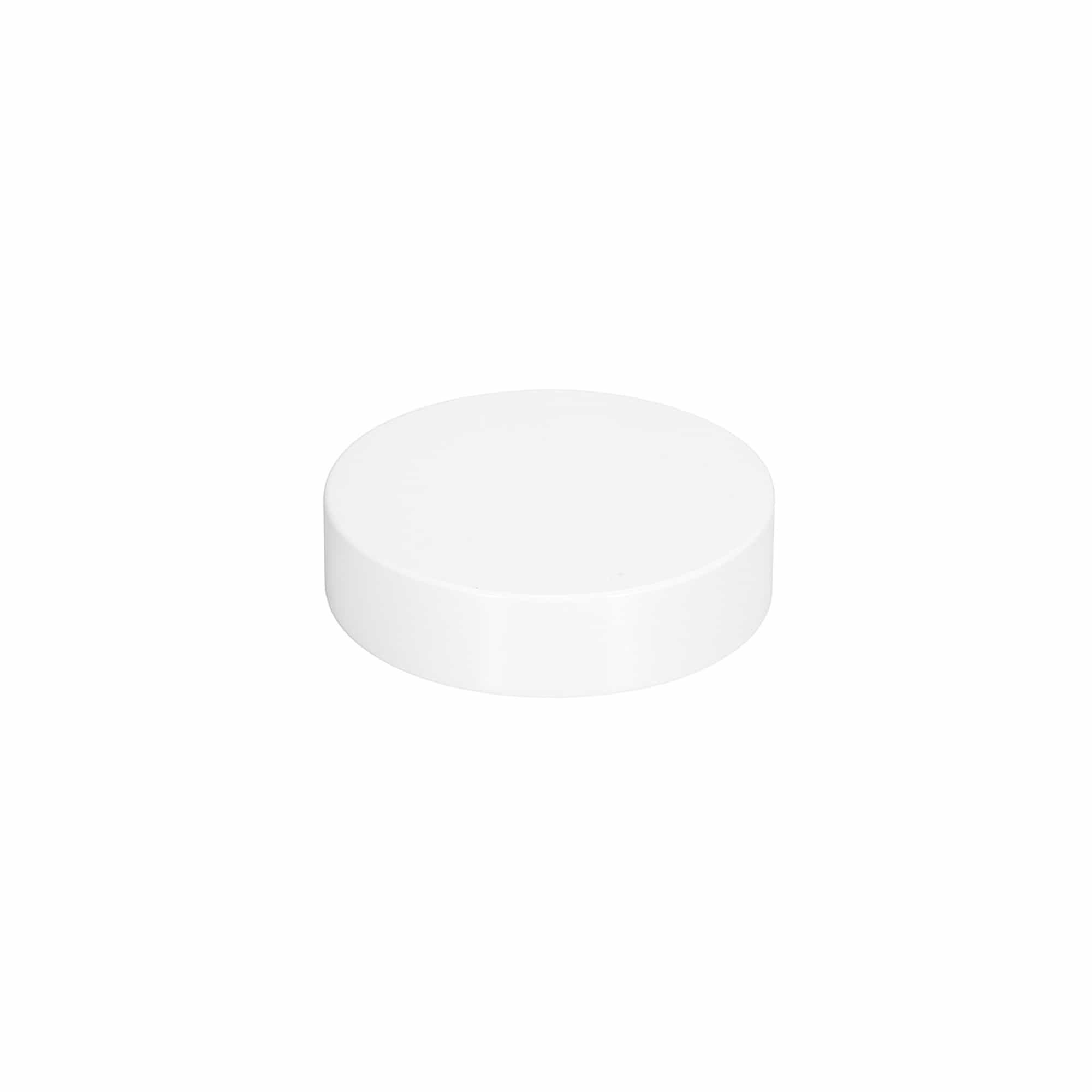 Βιδωτό καπάκι για 60 ml 'Brown Line', πλαστικό HPM, λευκό