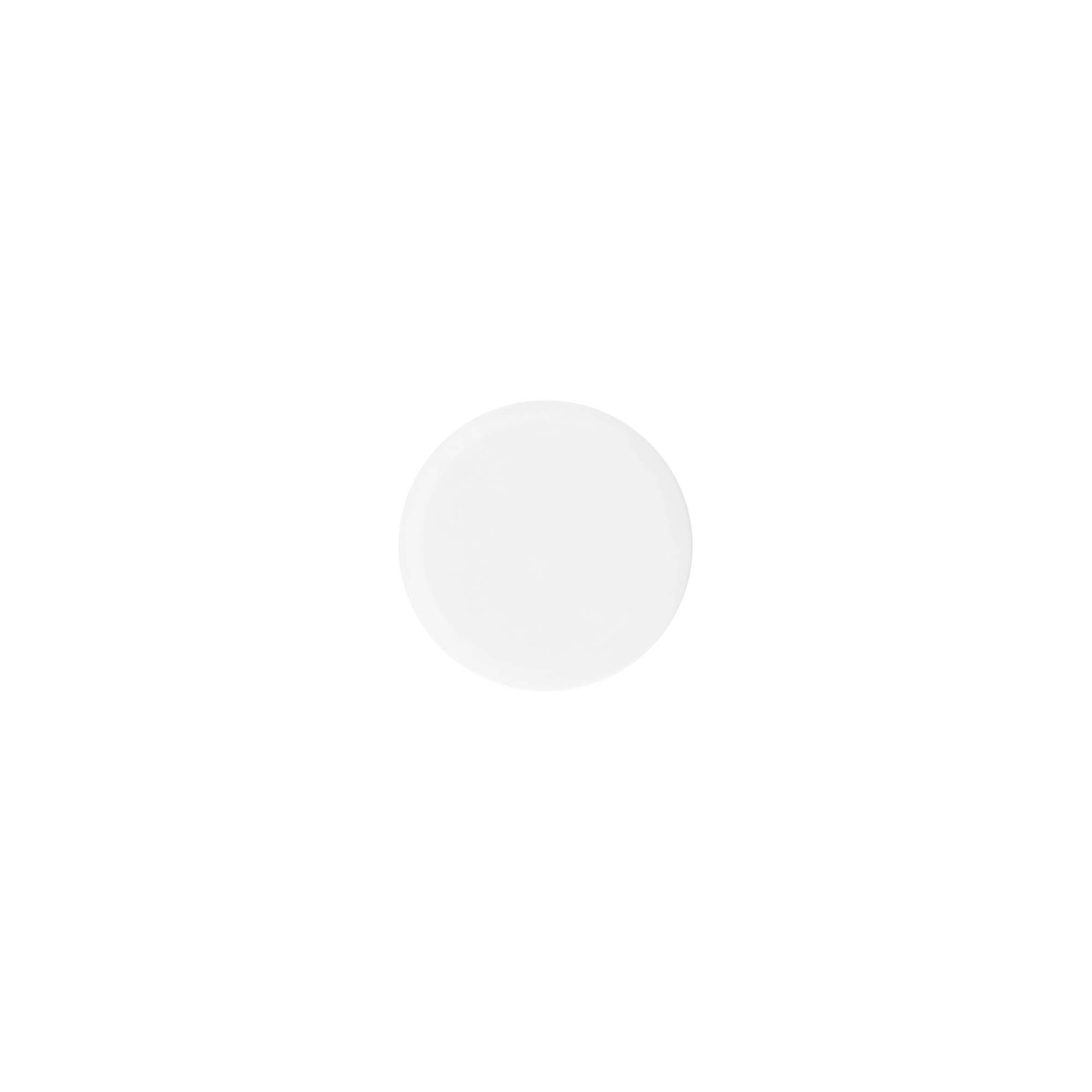 Βιδωτό πώμα 'White Line' 12ml, πλαστικό PP, λευκό