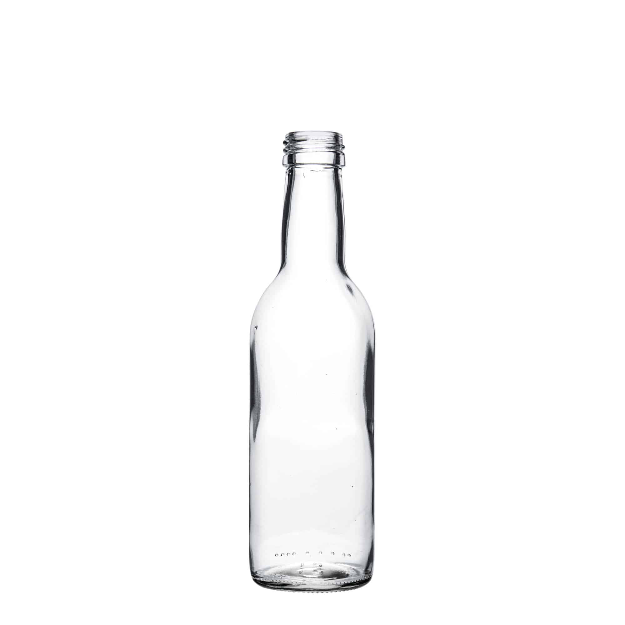 250 ml γυάλινο μπουκάλι 'Bordeaux', στόμιο: PP 28