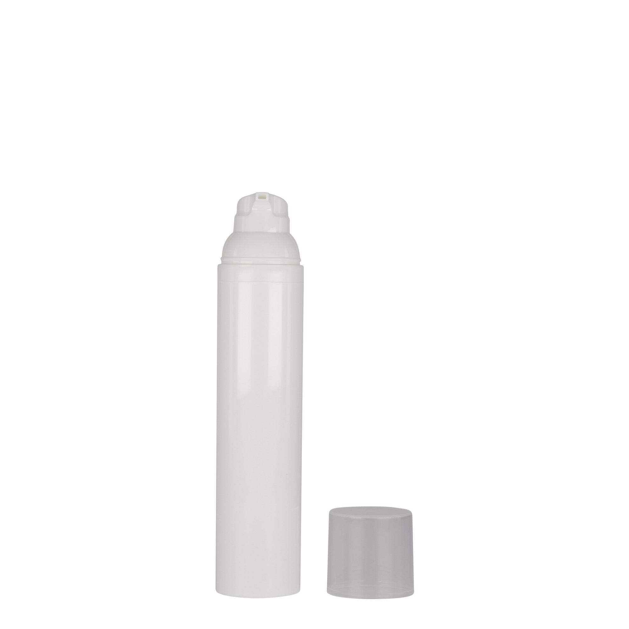 Airless Dispenser 'Mezzo' 100 ml, πλαστικό PP, λευκό