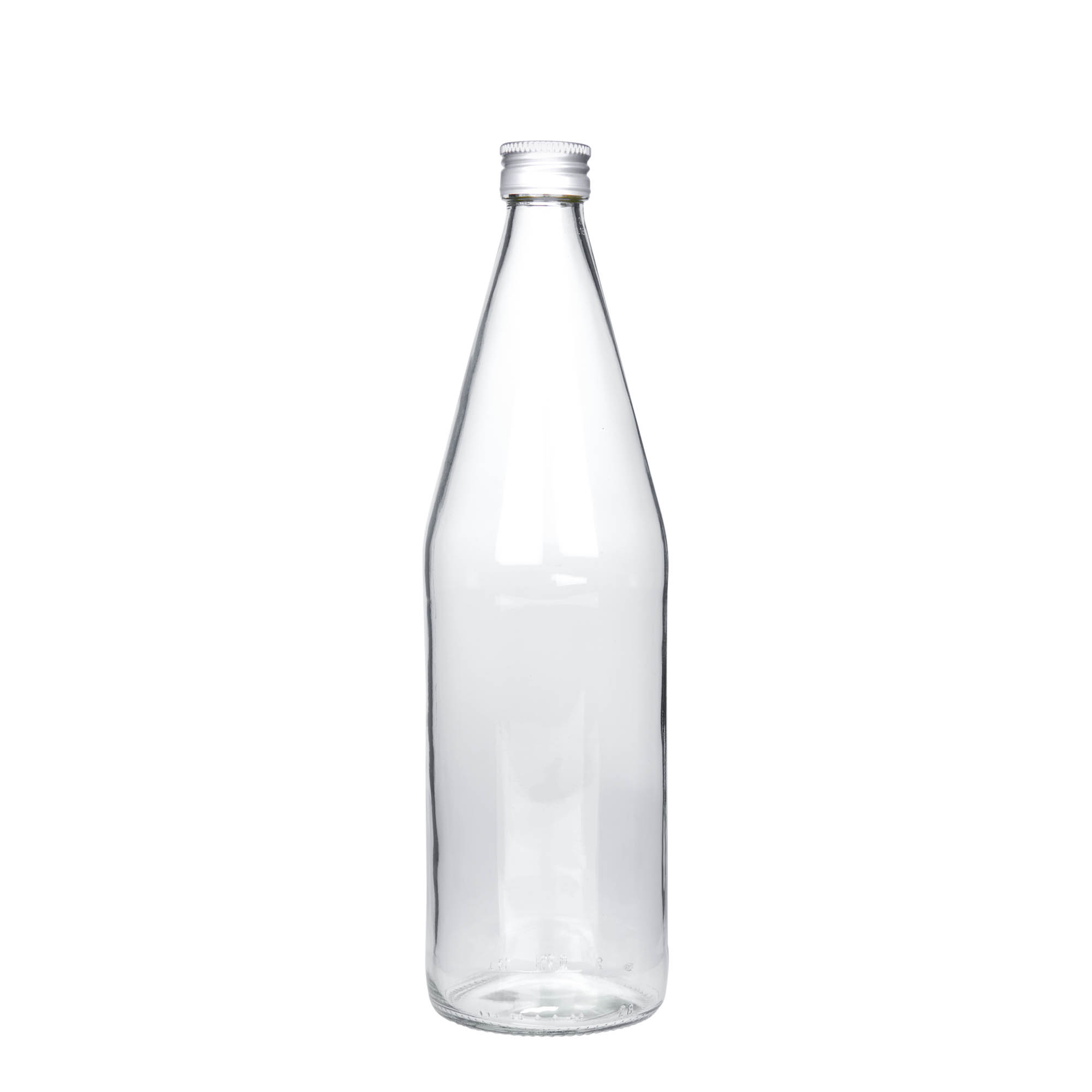 Κυλινδρικό μπουκάλι γενικής χρήσης 750 ml, γυάλινο, στόμιο: PP 28