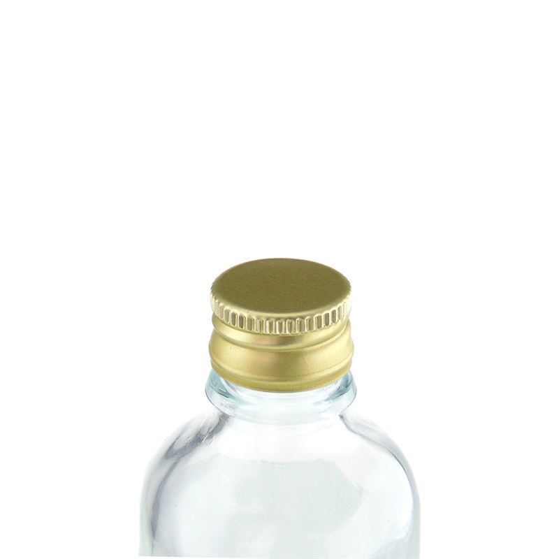 Βιδωτό πώμα, μεταλλικό, χρυσό, για στόμιο: PP 18 Βιδωτό πώμα, μεταλλικό, χρυσό, για στόμιο: PP 18