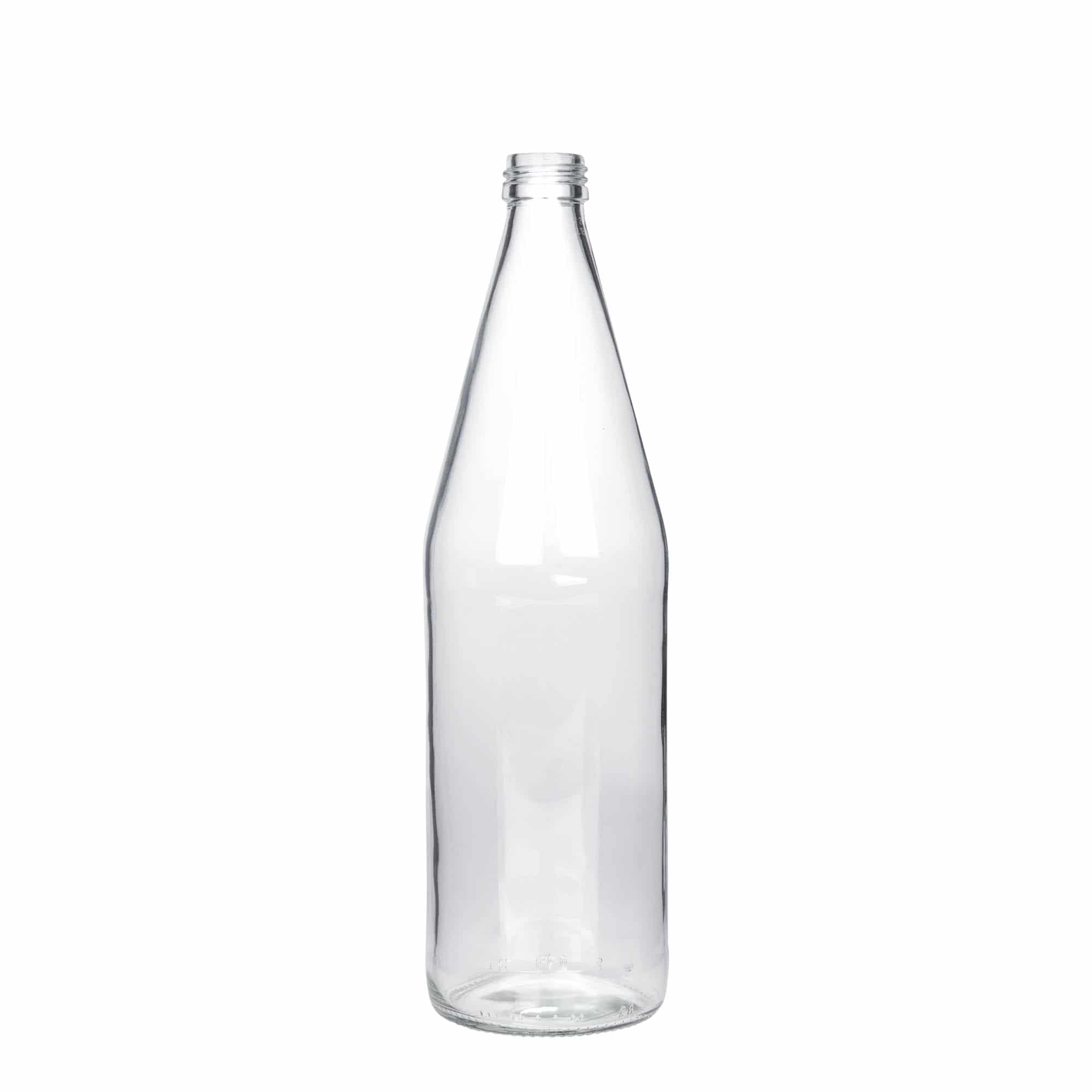 Κυλινδρικό μπουκάλι γενικής χρήσης 750 ml, γυάλινο, στόμιο: PP 28 Κυλινδρικό μπουκάλι γενικής χρήσης 750 ml, γυάλινο, στόμιο: PP 28