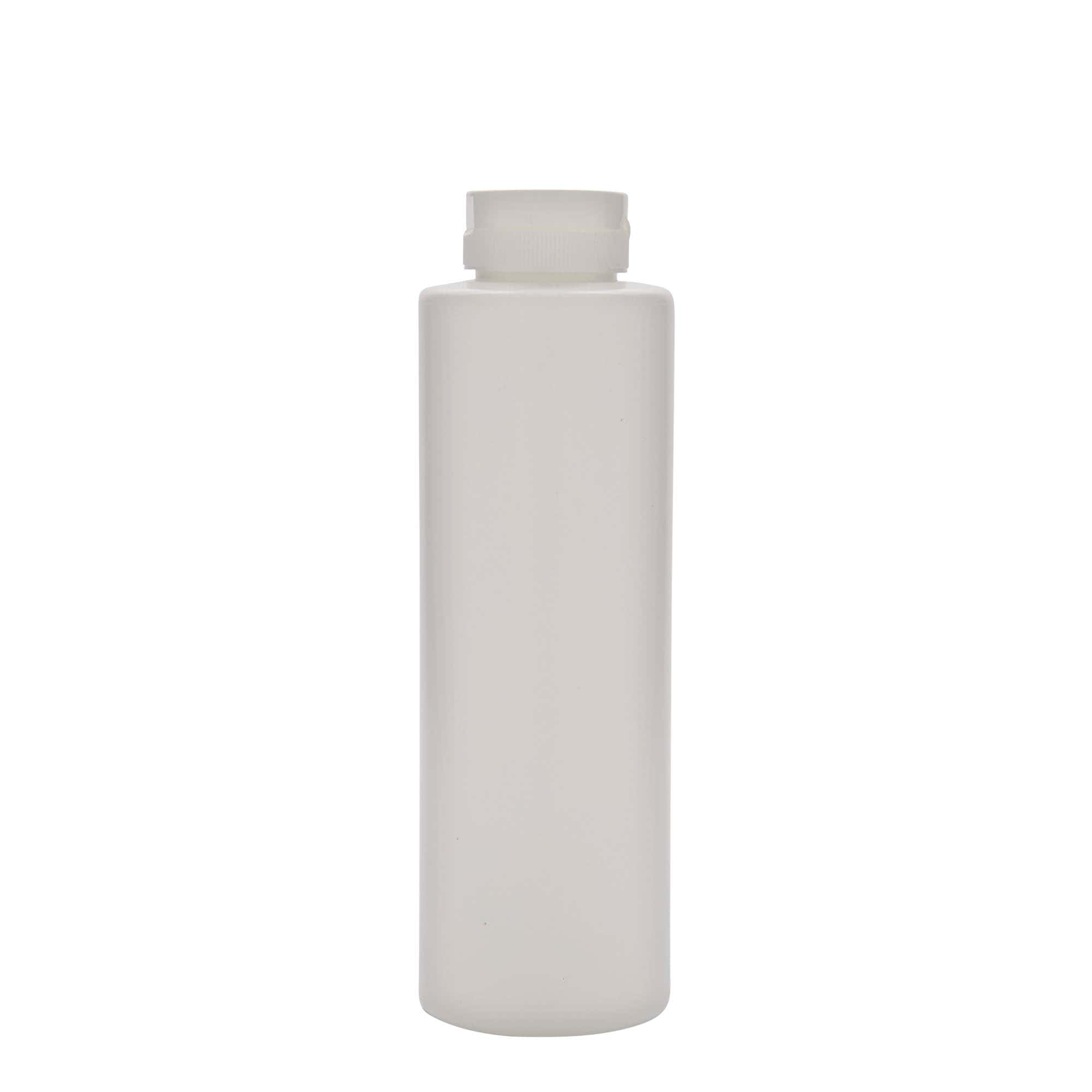 500 ml μπουκάλι σάλτσας, πλαστικό LDPE, λευκό, στόμιο: 38/400