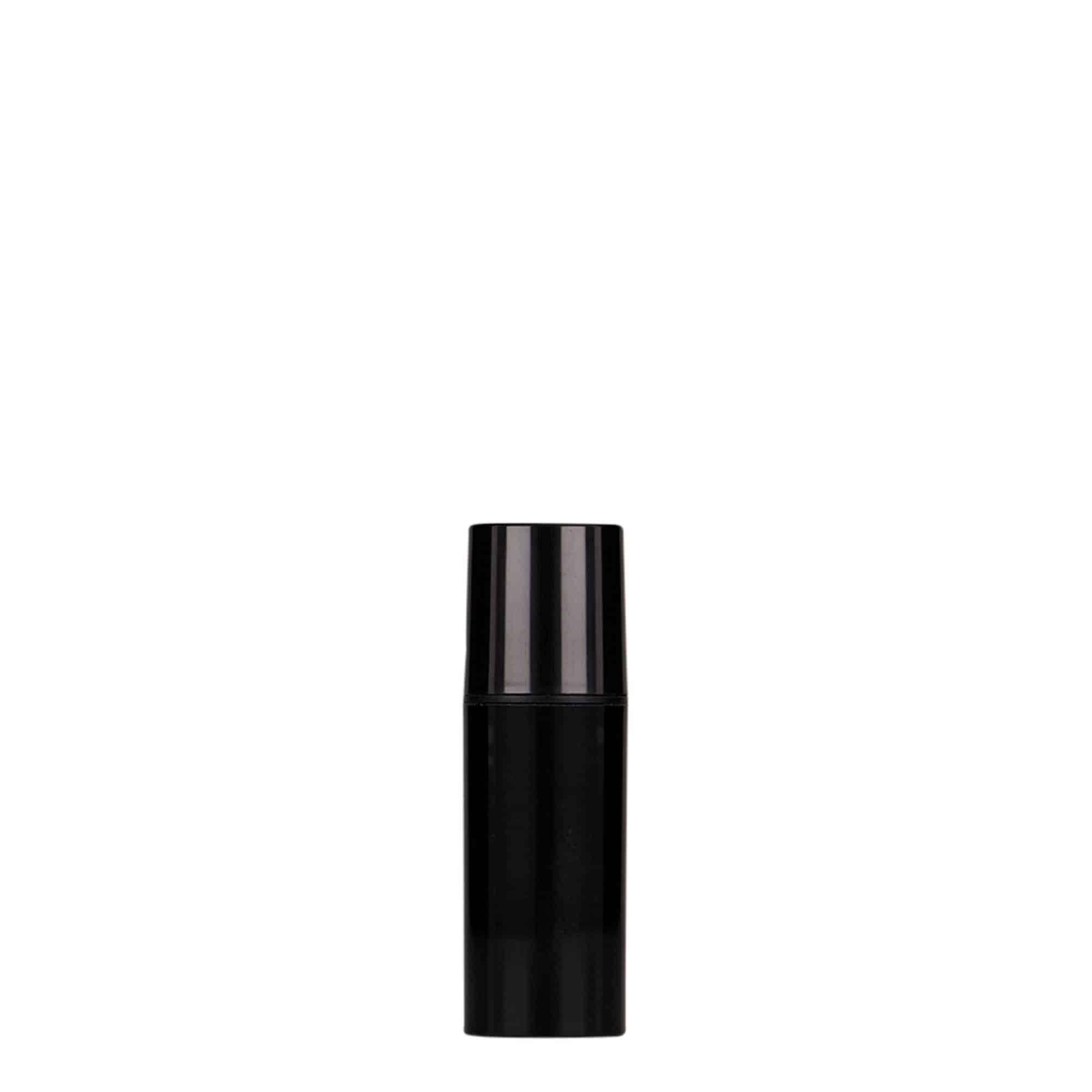 Airless Dispenser 'Nano' 5 ml, πλαστικό PP, μαύρο