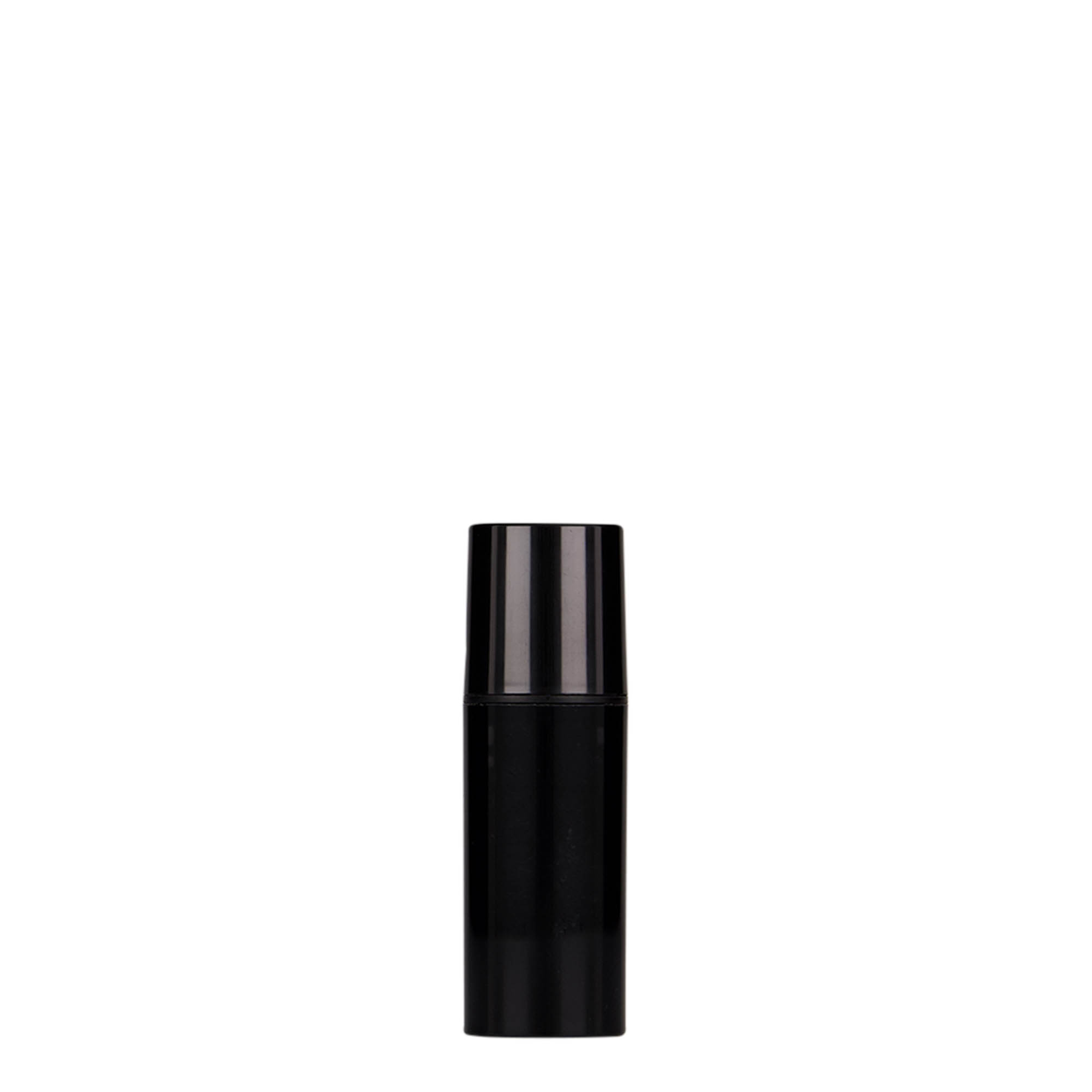 Airless Dispenser 'Nano' 5 ml, πλαστικό PP, μαύρο