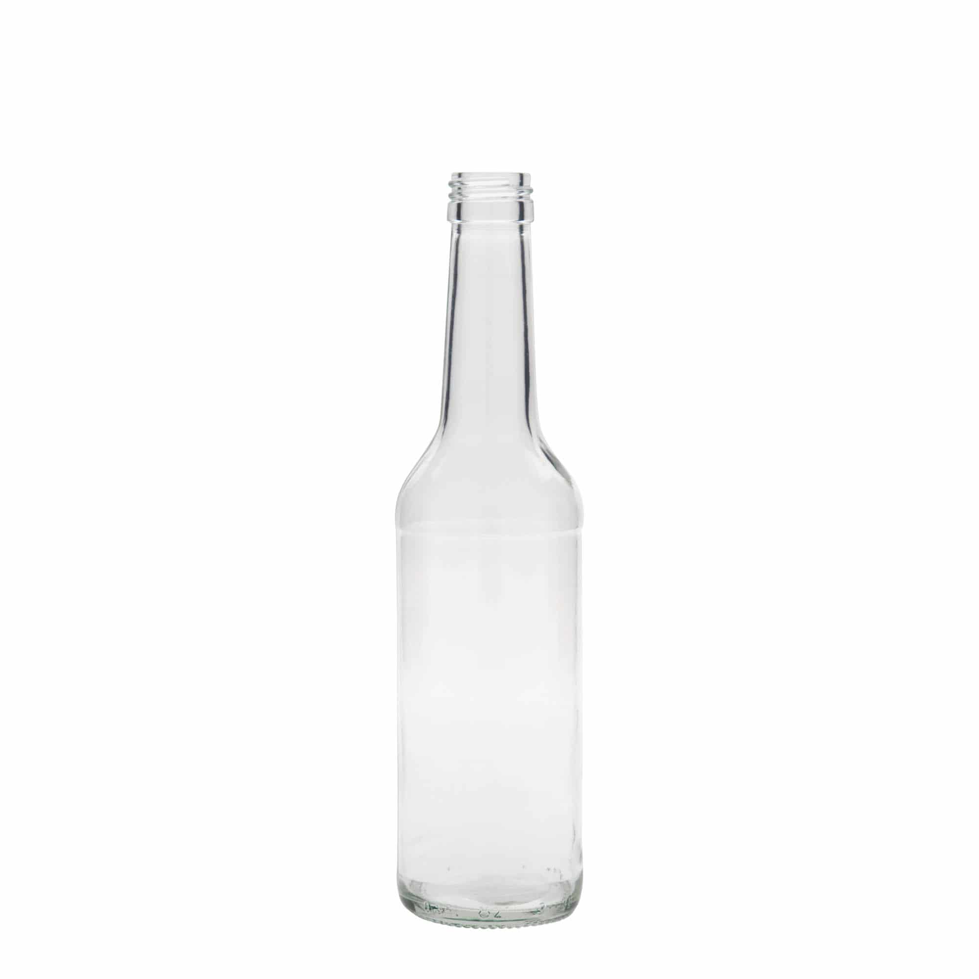 Γυάλινο μπουκάλι με ίσιο λαιμό 350 ml, στόμιο: PP 28 Γυάλινο μπουκάλι με ίσιο λαιμό 350 ml, στόμιο: PP 28