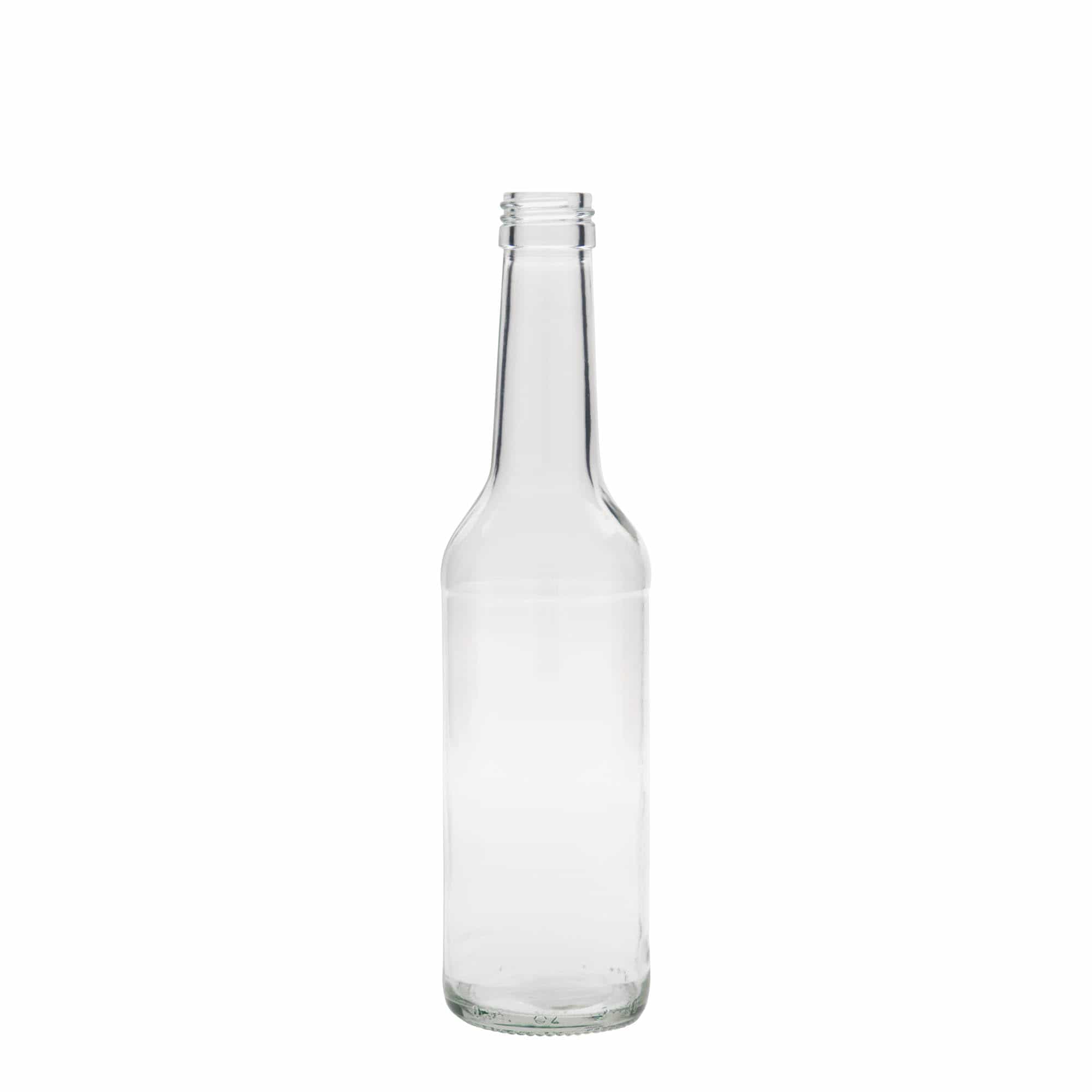 350 ml γυάλινο μπουκάλι με ίσιο λαιμό, στόμιο: PP 28