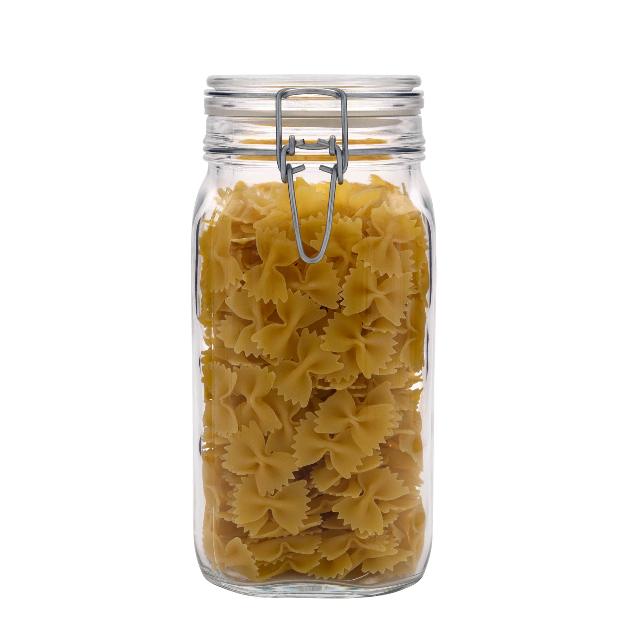 Βάζο με καπάκι με κλιπ 'Fido' 1.500 ml, τετράγωνο, στόμιο: καπάκι με κλιπ