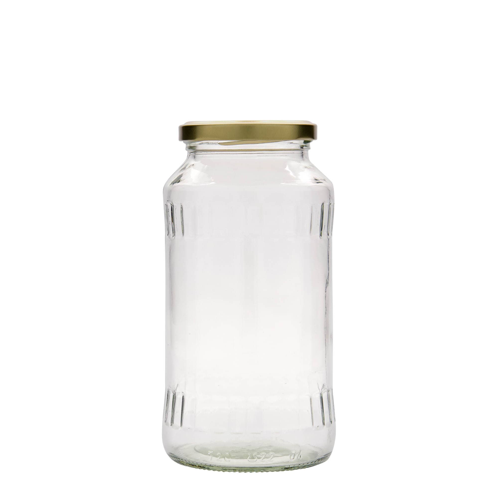 Βάζο με πτυχώσεις 720 ml, στόμιο: twist-off (TO 66)