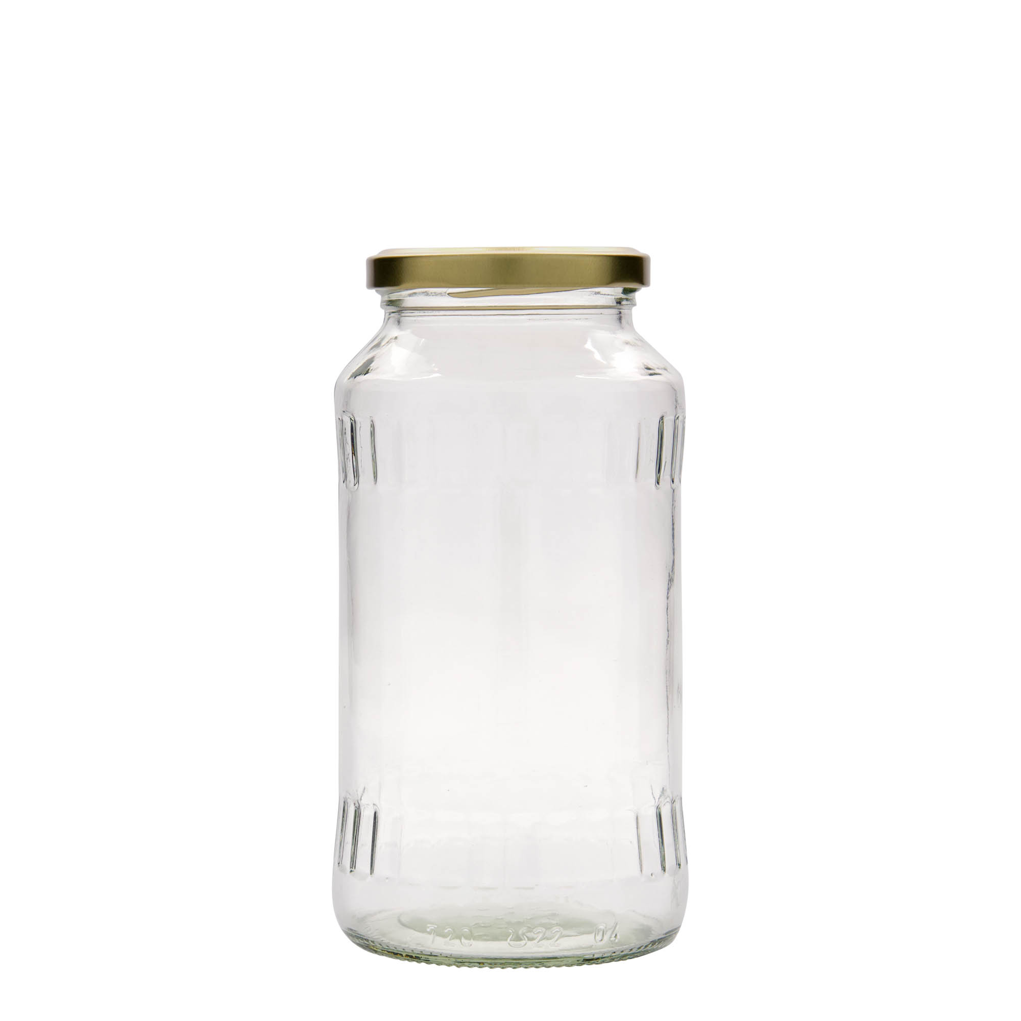 Βάζο με πτυχώσεις 720 ml, στόμιο: twist-off (TO 66) Βάζο με πτυχώσεις 720 ml, στόμιο: twist-off (TO 66)