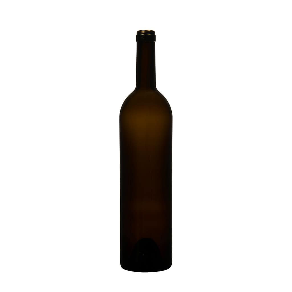 Μπουκάλι κρασιού 'Liberty' 750 ml, πράσινο αντικέ, στόμιο: φελλός