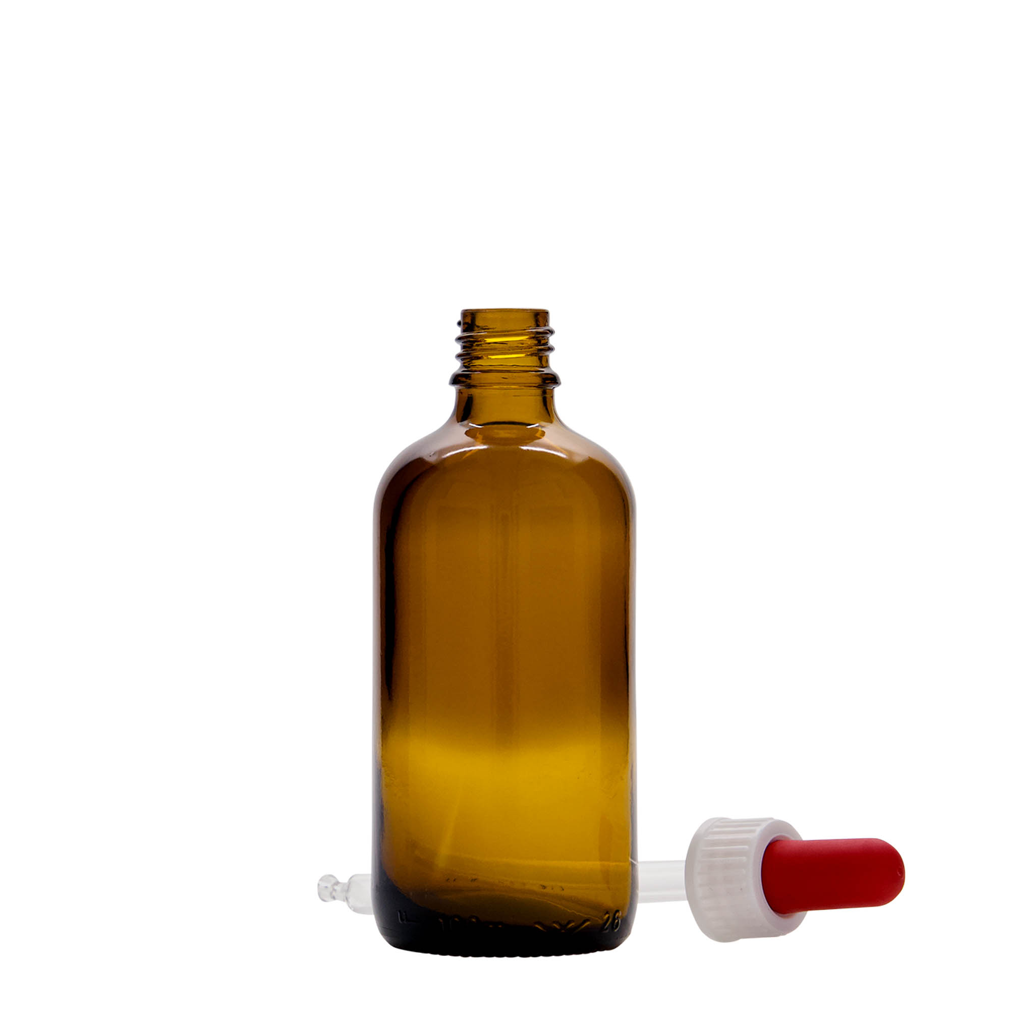 Μπουκάλι φαρμάκου με σταγονόμετρο 100 ml, γυάλινο, καφέ-κόκκινο, στόμιο: DIN 18 Μπουκάλι φαρμάκου με σταγονόμετρο 100 ml, γυάλινο, καφέ-κόκκινο, στόμιο: DIN 18