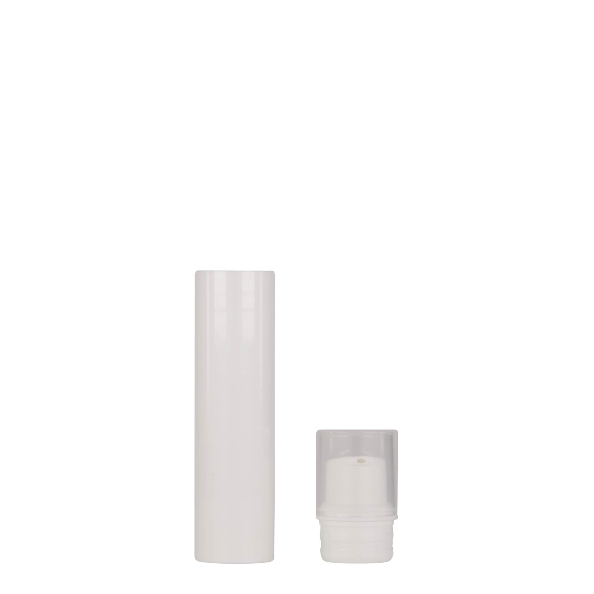 Airless Dispenser 'Nano' 15 ml, πλαστικό PP, λευκό