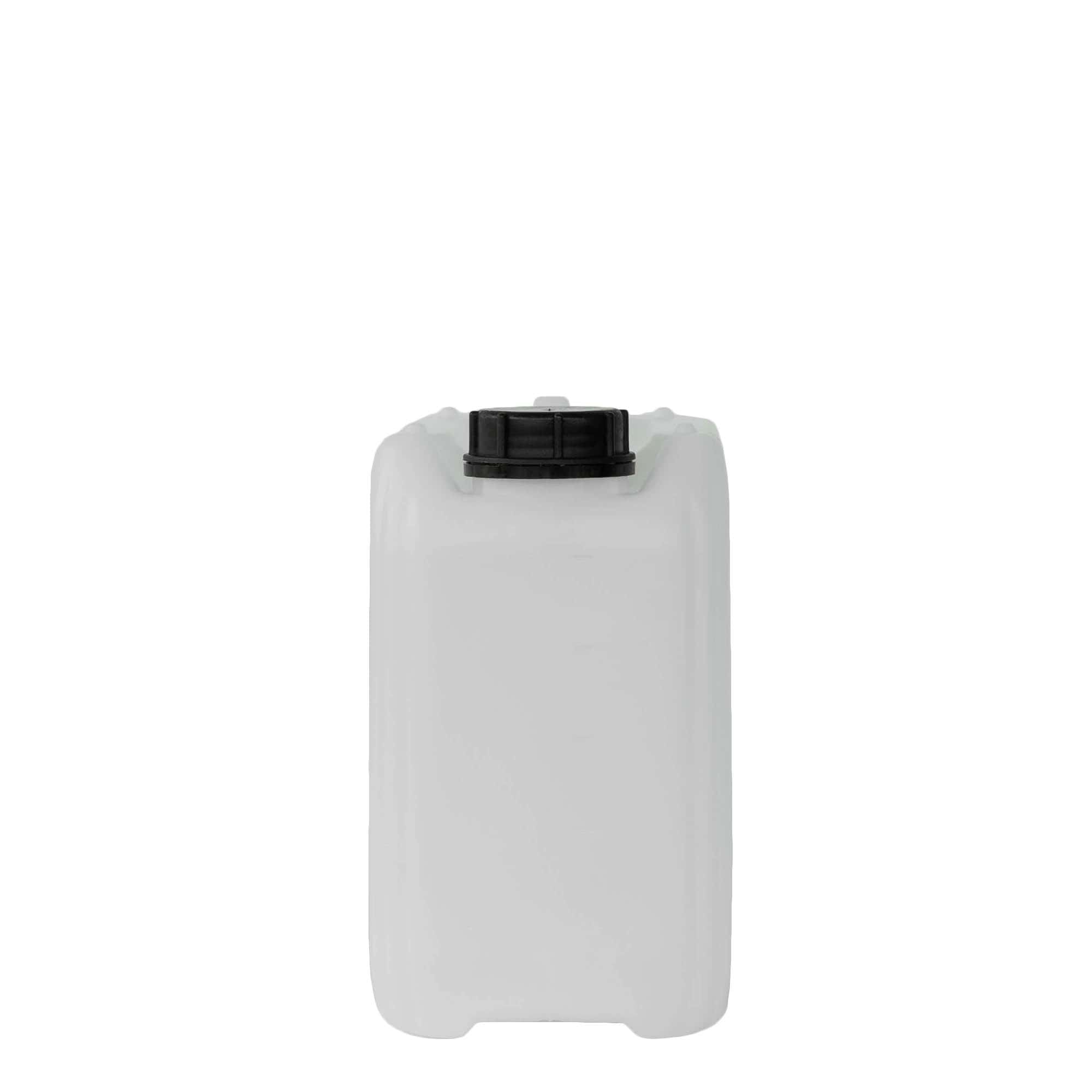 Μπιτόνι 5 l, ορθογώνιο, πλαστικό HDPE, φυσικό χρώμα, στόμιο: ND 55