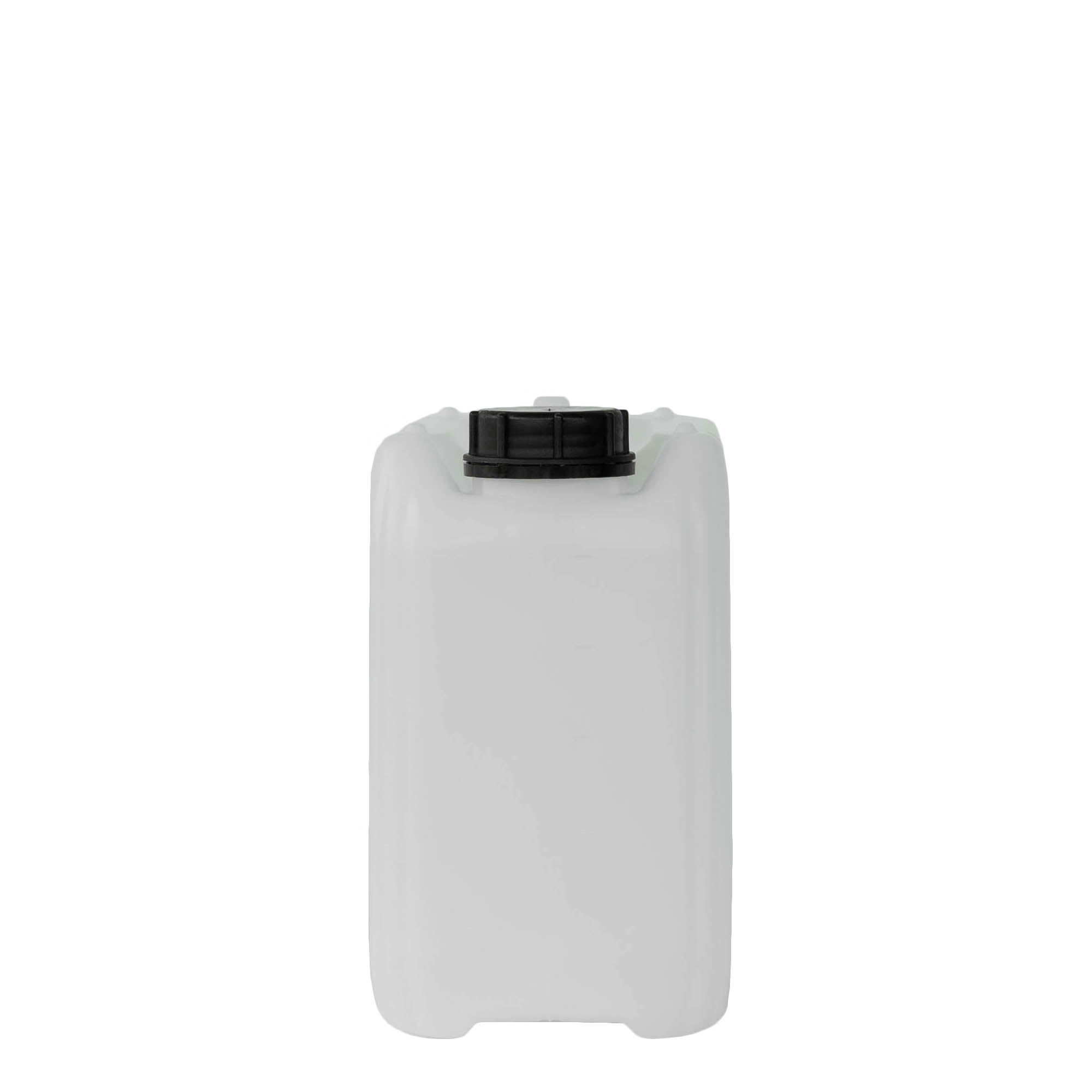 Μπιτόνι 5 l, ορθογώνιο, πλαστικό HDPE, φυσικό χρώμα, στόμιο: ND 55