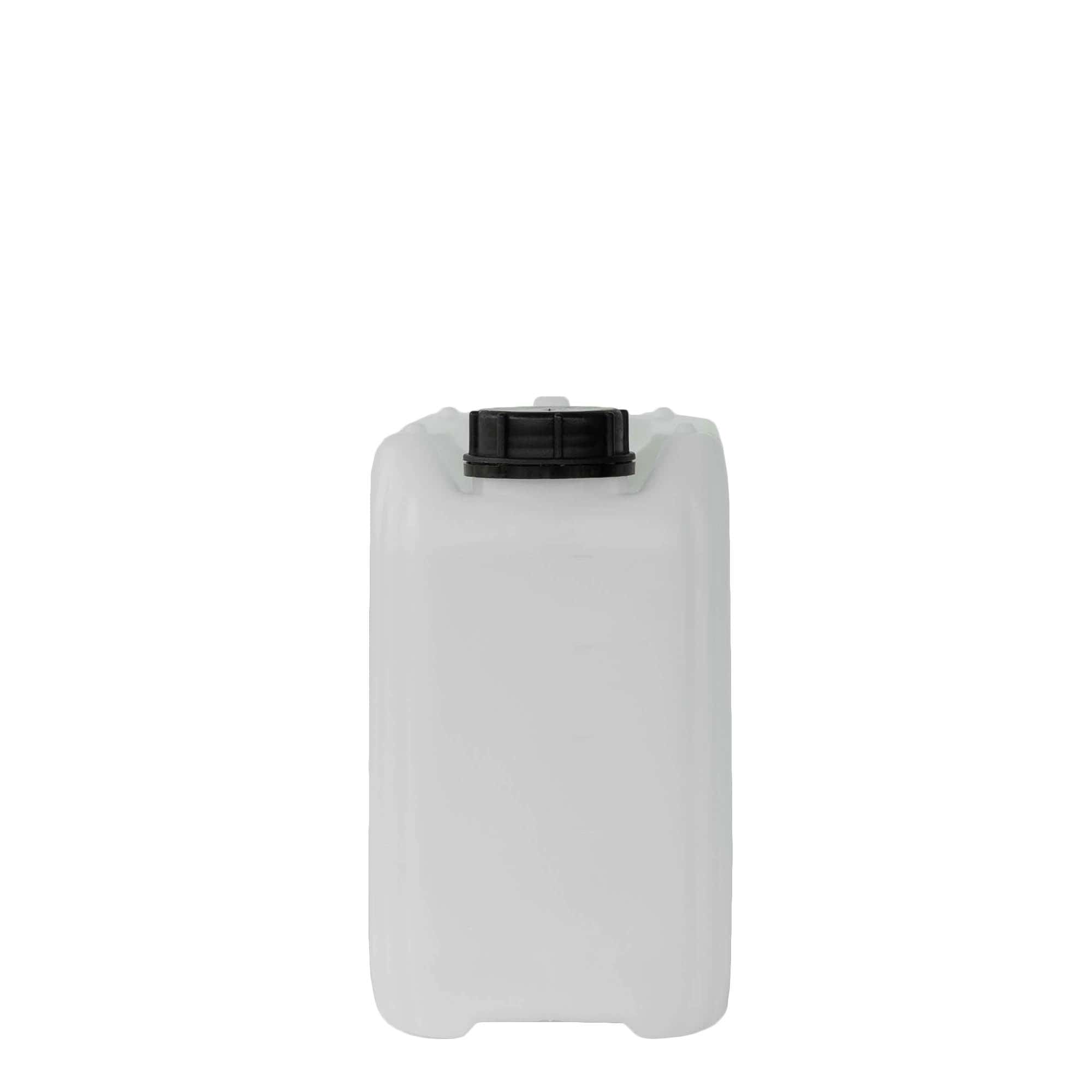Μπιτόνι 5 l, ορθογώνιο, πλαστικό HDPE, φυσικό χρώμα, στόμιο: ND 55