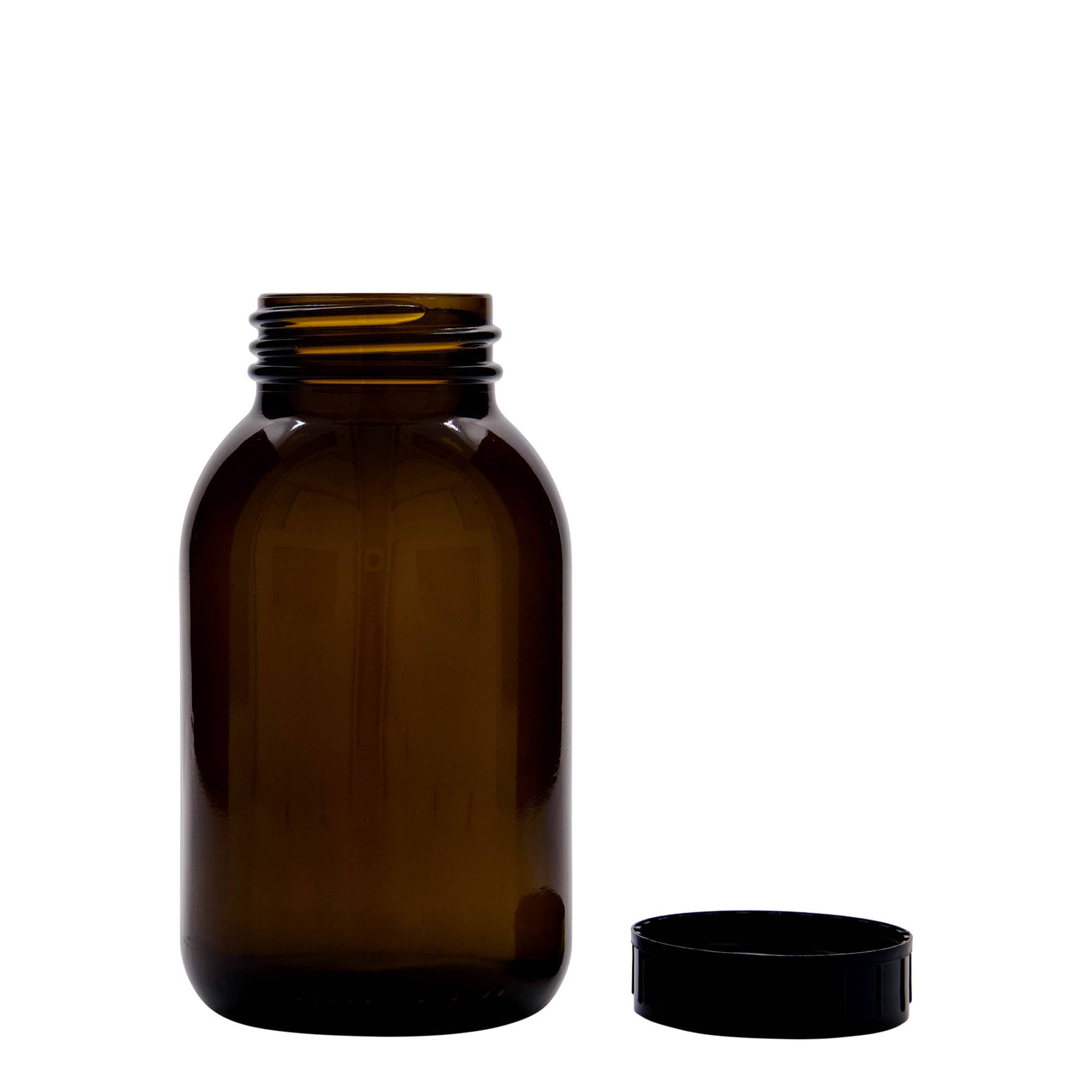 Βάζο με φαρδύ λαιμό 500 ml, καφέ, στόμιο: DIN 55 Βάζο με φαρδύ λαιμό 500 ml, καφέ, στόμιο: DIN 55