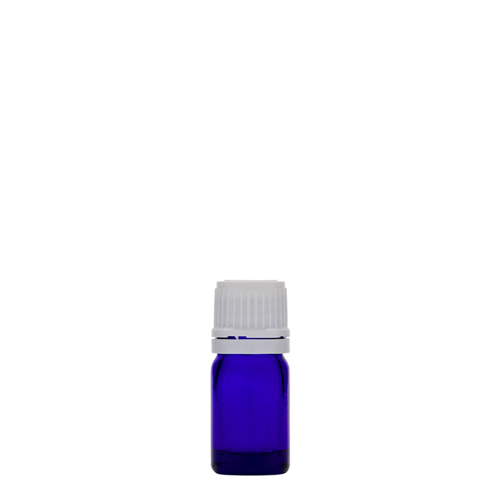 Μπουκάλι φαρμάκου 5 ml, γυάλινο, μπλε ρουά, στόμιο: DIN 18