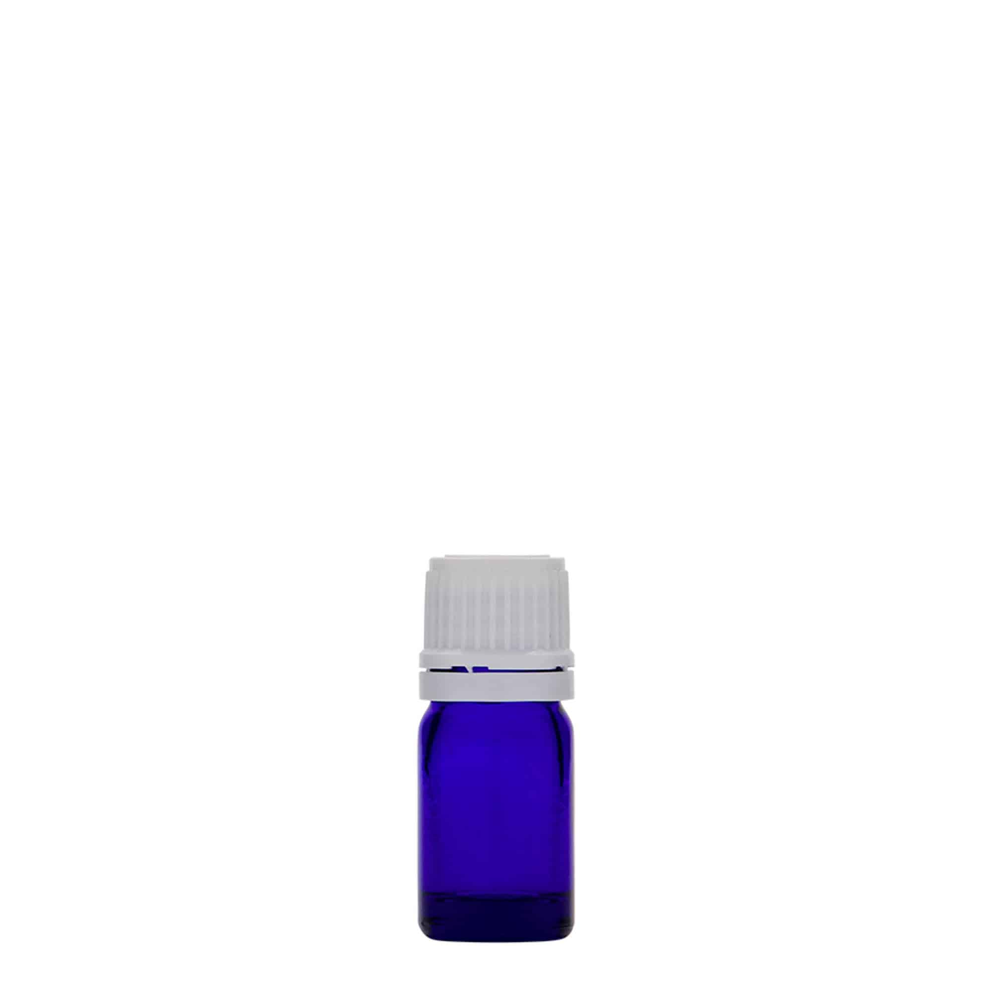 5 ml φιαλίδιο φαρμάκου, γυαλί, βασιλικό μπλε, στόμιο: DIN 18